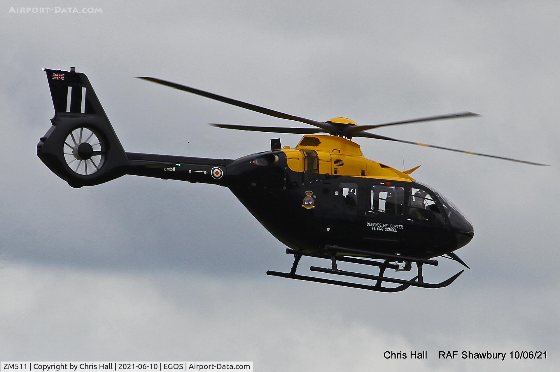 ZM511, 2017 Airbus Helicopters Juno HT.1 (EC-135T-3H) C/N 2010, RAF Shawbury