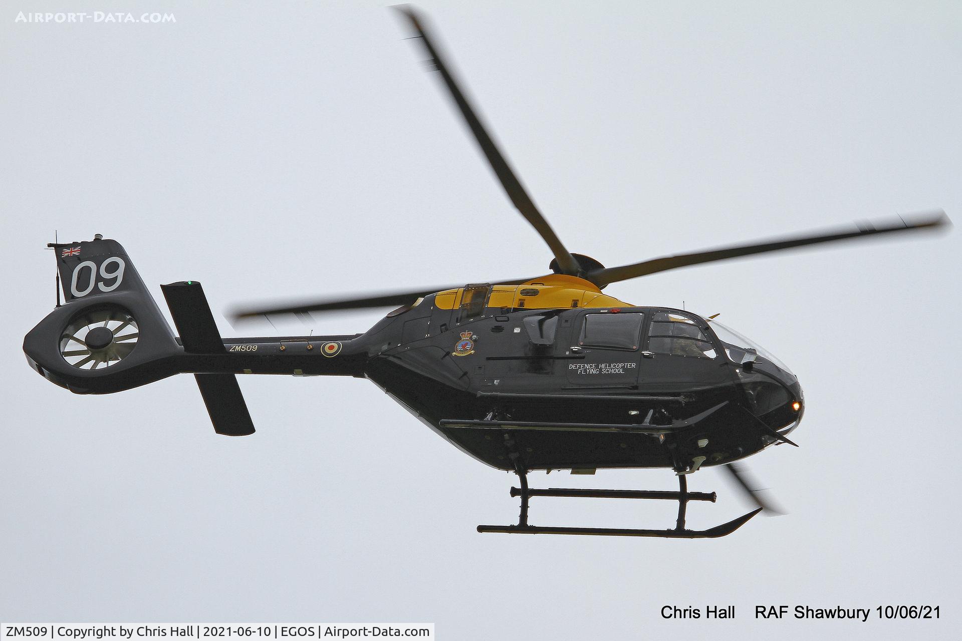 ZM509, 2017 Airbus Helicopters Juno HT.1 (EC-135T-3H) C/N 2007, RAF Shawbury