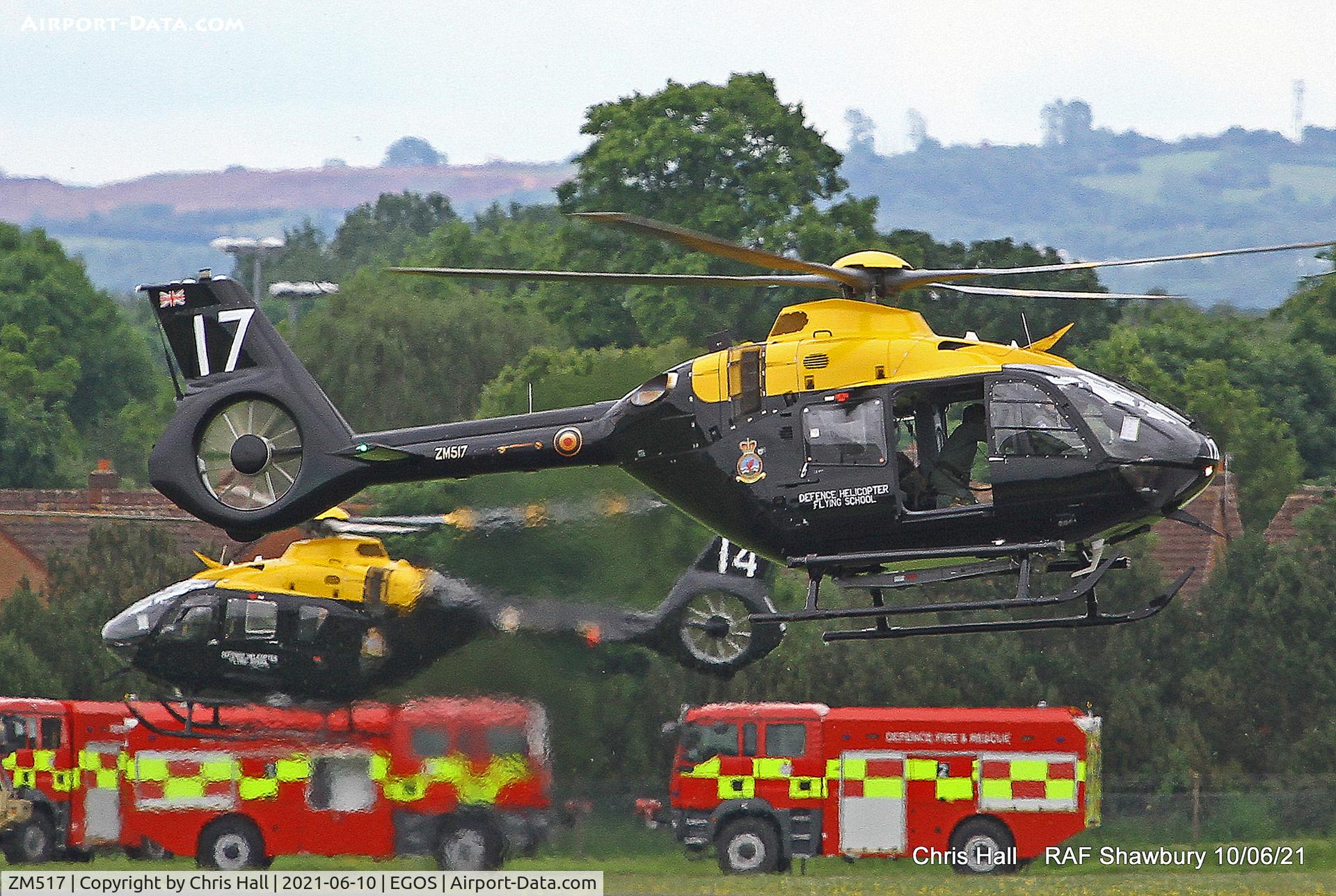 ZM517, 2017 Airbus Helicopters Juno HT.1 (EC-135T-3H) C/N 2018, RAF Shawbury