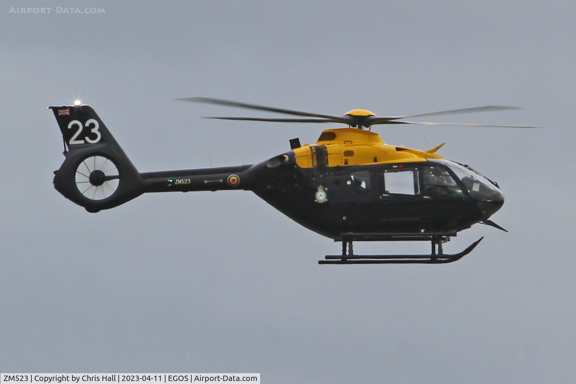 ZM523, 2017 Airbus Helicopters Juno HT.1 (EC-135T-3H) C/N 2027, RAF Shawbury