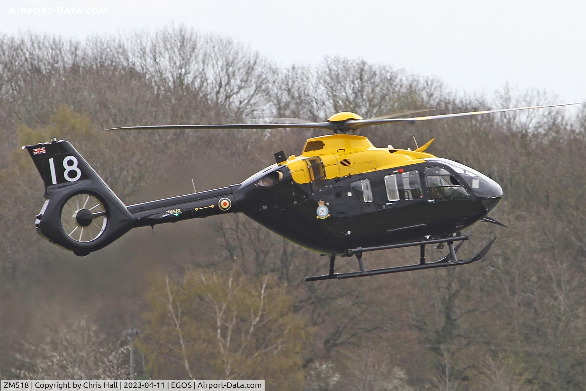 ZM518, 2017 Airbus Helicopters Juno HT.1 (EC-135T-3H) C/N 2021, RAF Shawbury