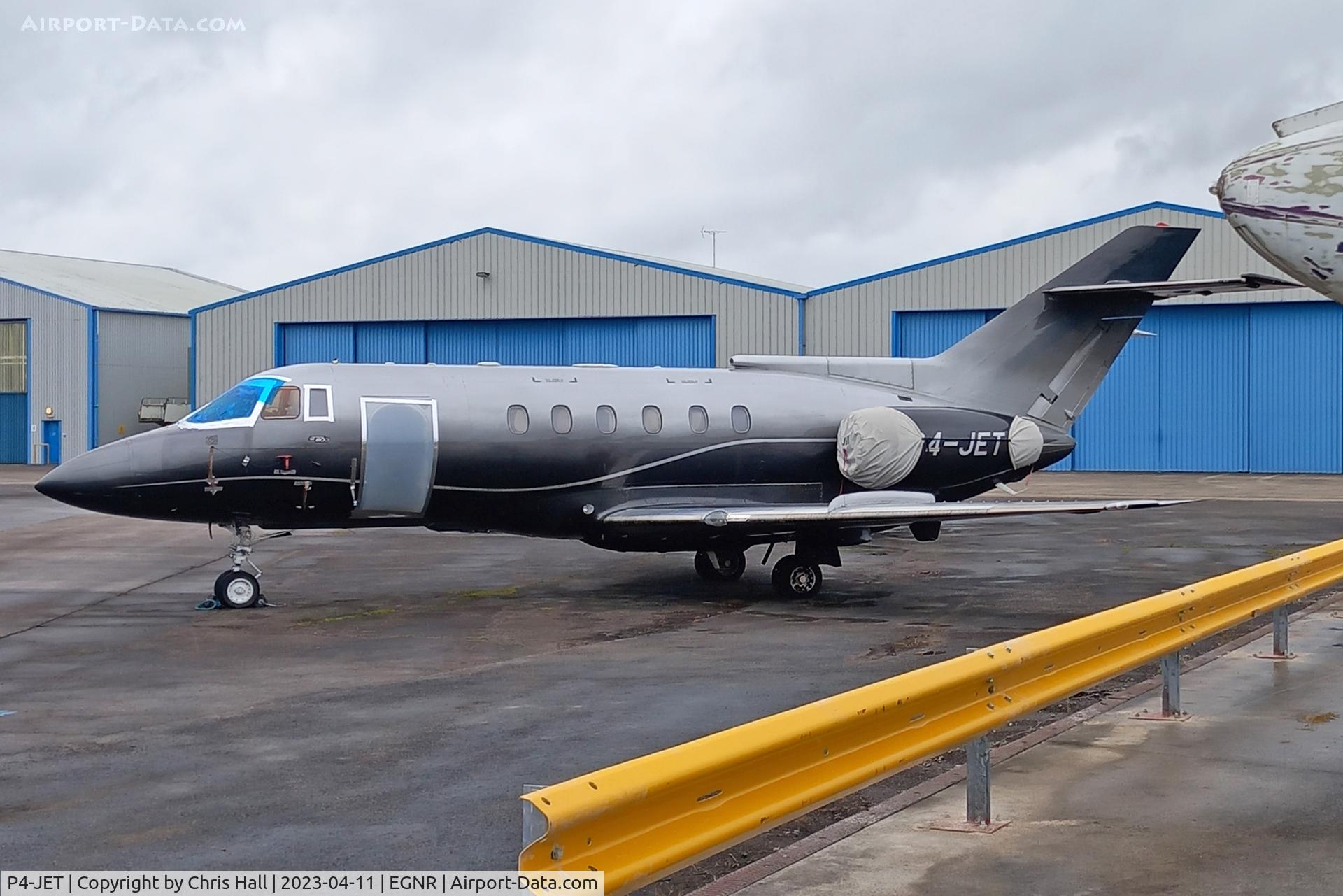 P4-JET, 1986 British Aerospace BAe.125-800B C/N 258056, Hawarden