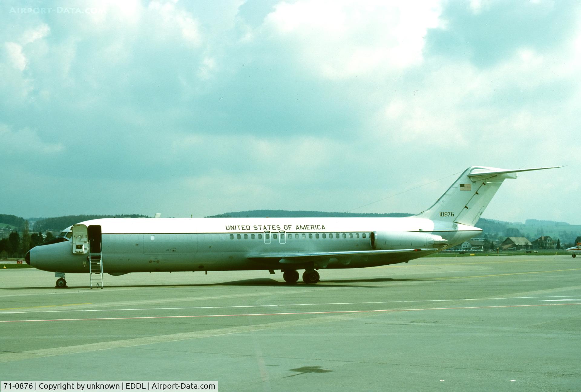 71-0876, 1972 McDonnell Douglas C-9A Nightingale (DC-9-32) C/N 47475, Dûsseldorf 4.1979