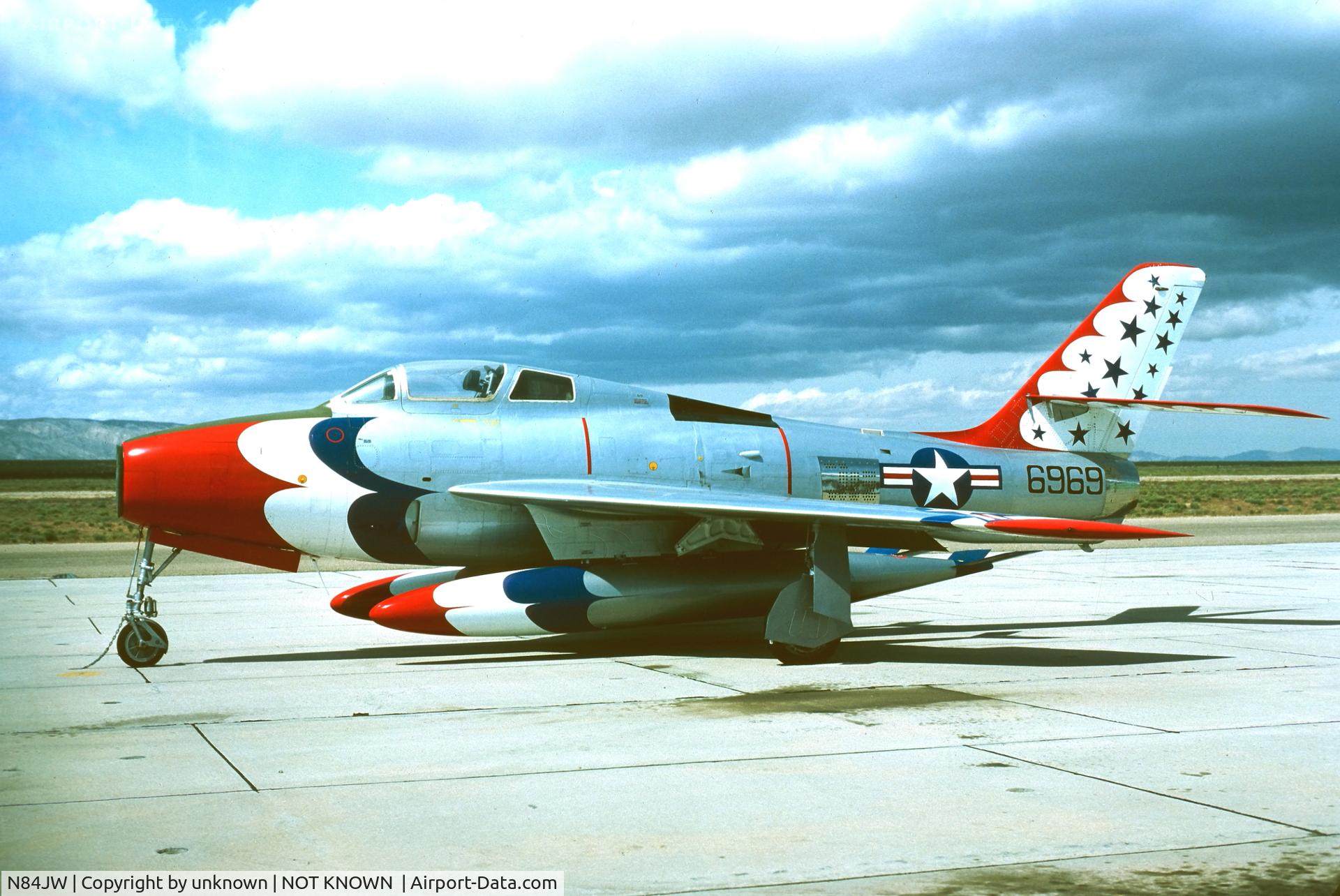 N84JW, Republic F-84F Thunderstreak C/N Not found N84JW/52-6969, 1979-05-00