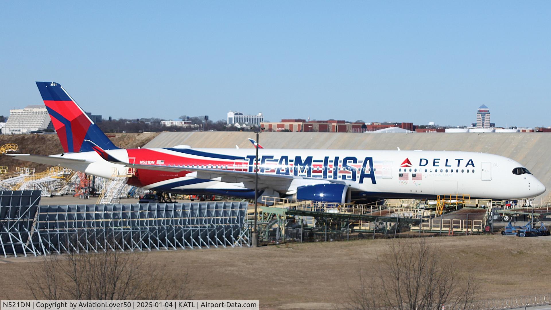N521DN, 2024 Airbus A350-941 C/N 661, Delta Team USA A359