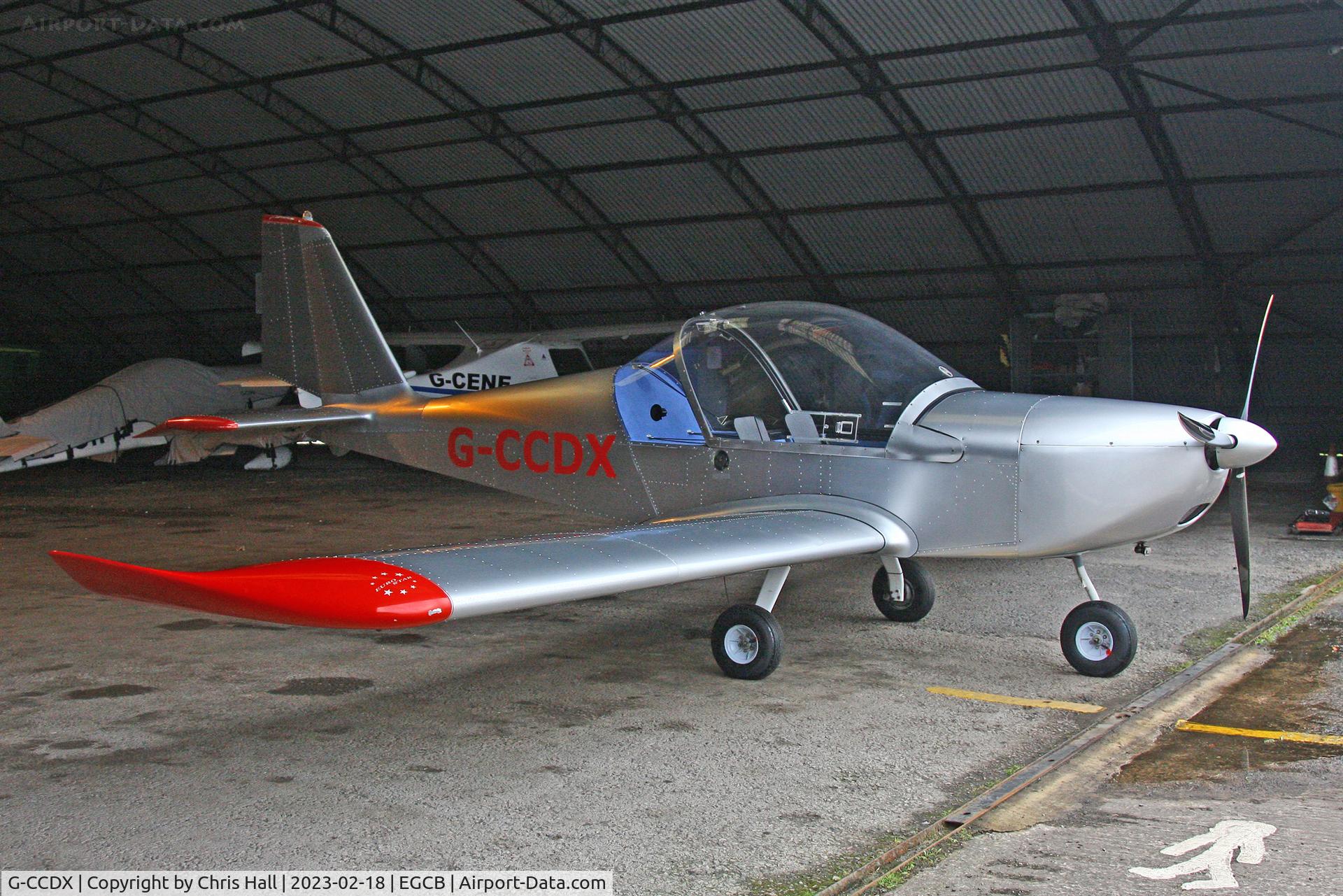 G-CCDX, 2003 Aerotechnik EV-97 Eurostar C/N PFA 315-14013, Barton