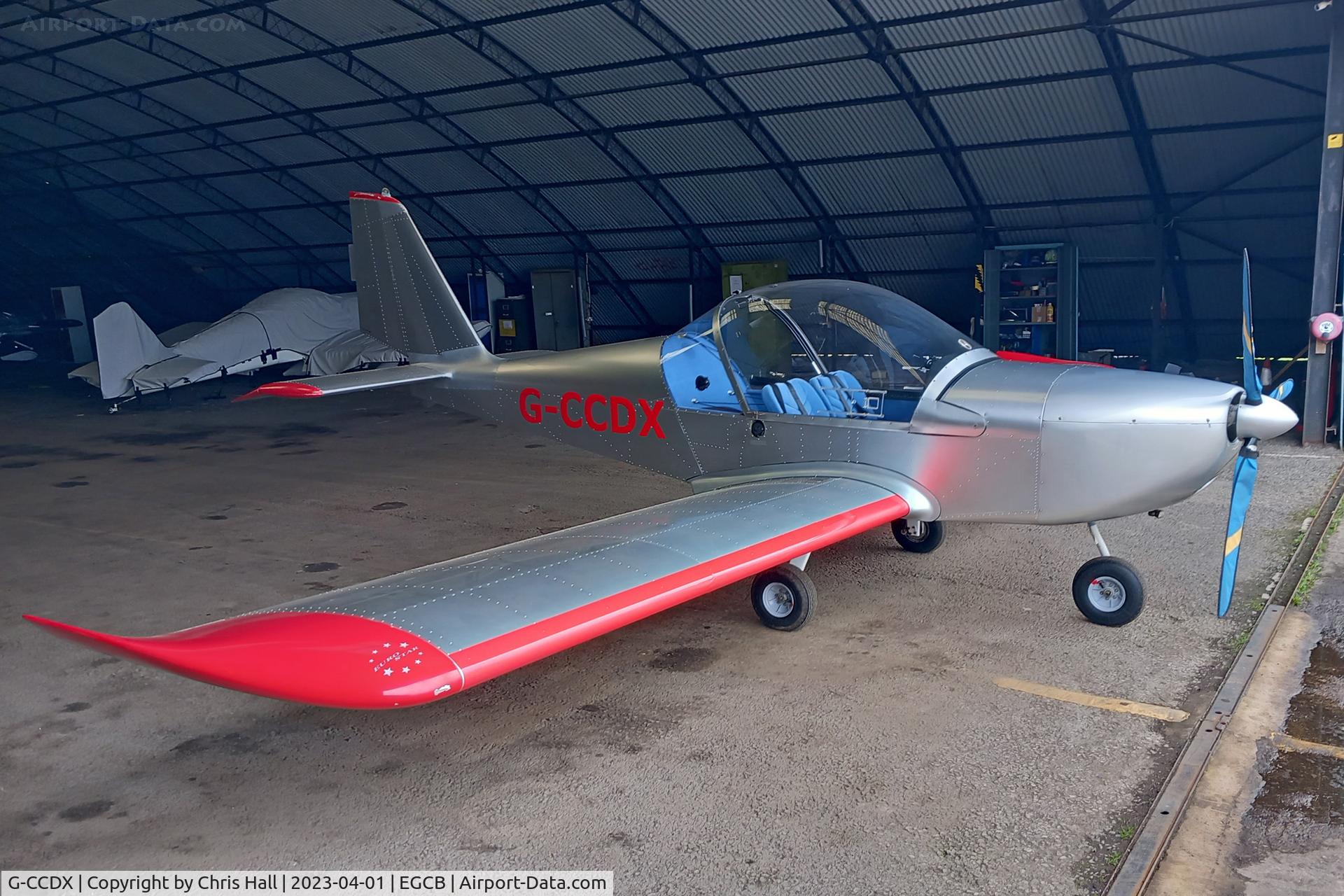 G-CCDX, 2003 Aerotechnik EV-97 Eurostar C/N PFA 315-14013, Barton