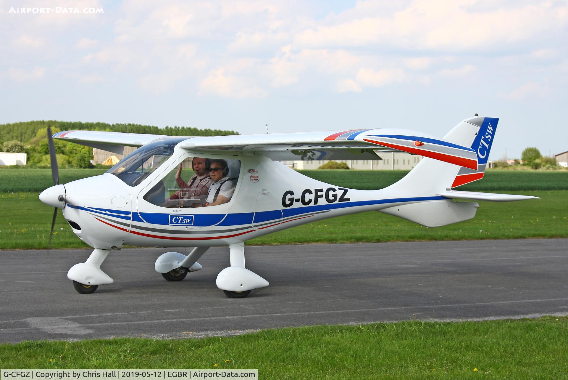 G-CFGZ, 2008 Flight Design CTSW C/N 8390, Breighton