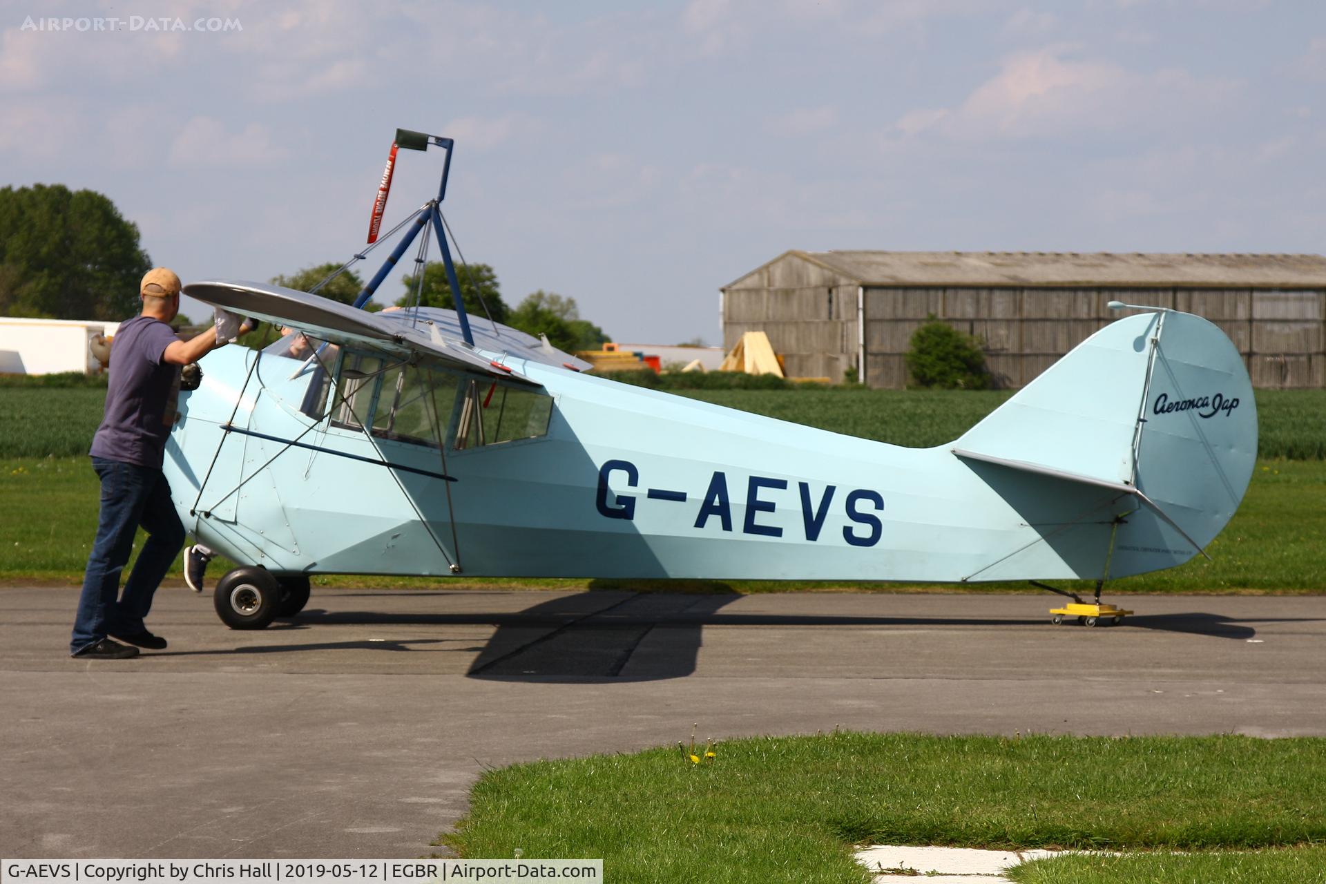 G-AEVS, 1937 Aeronca 100 C/N AB114, Breighton