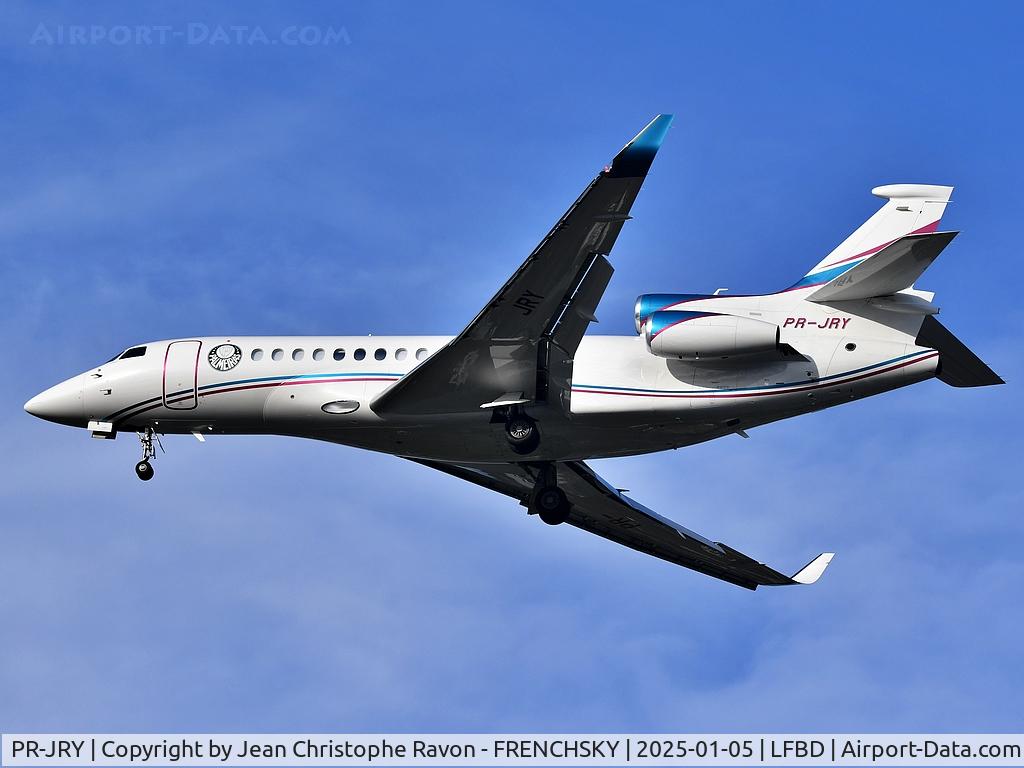 PR-JRY, 2017 Dassault Falcon 8X C/N 414, Sociedade Esportiva Palmeiras from Recife