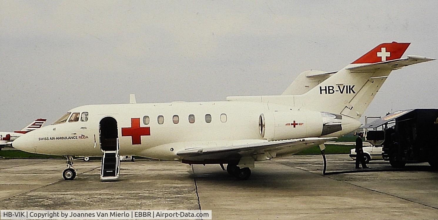 HB-VIK, 1987 British Aerospace BAe.125 Series 800A C/N 258091, ex-slide