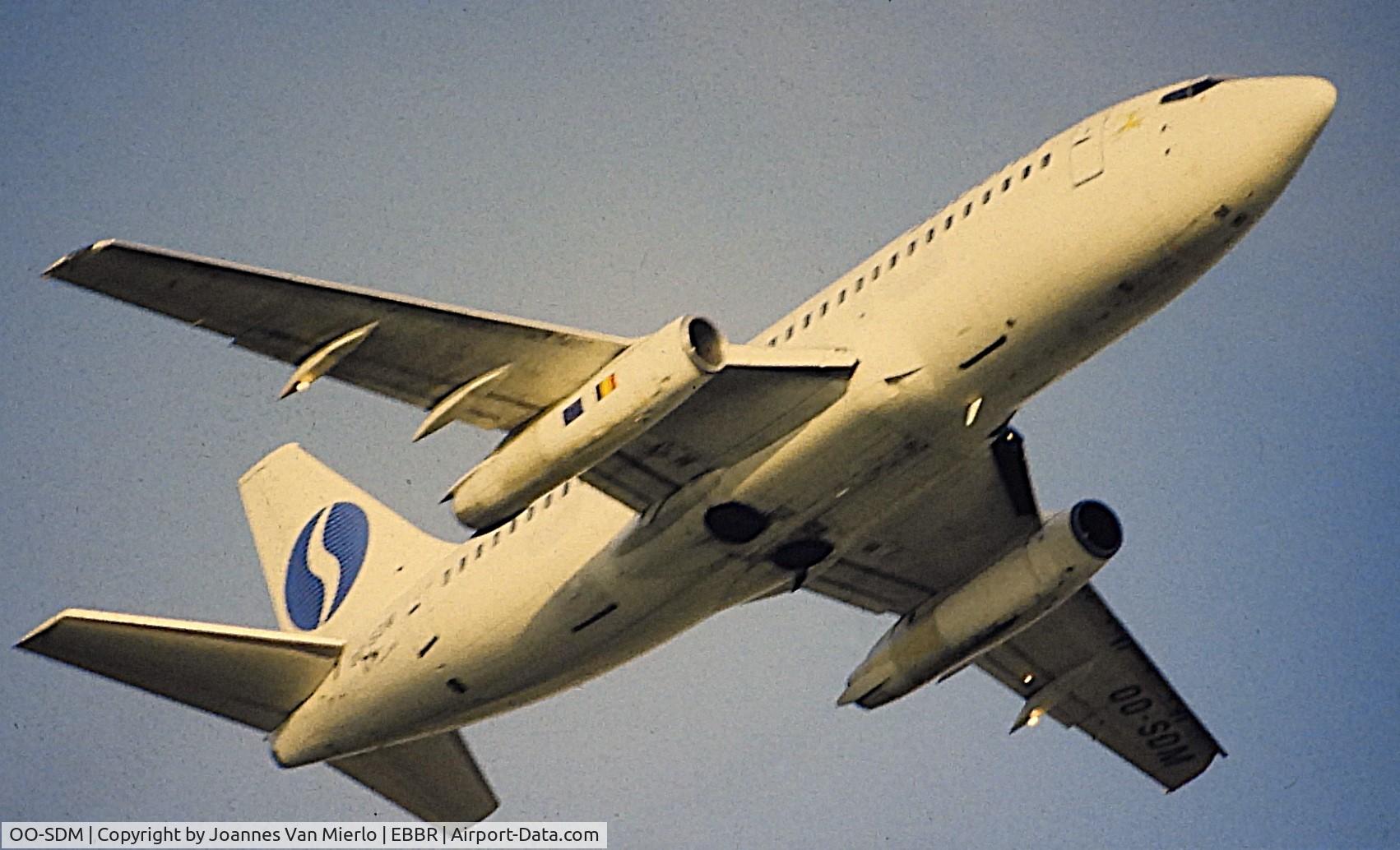 OO-SDM, 1975 Boeing 737-229 C/N 21137, ex-slide