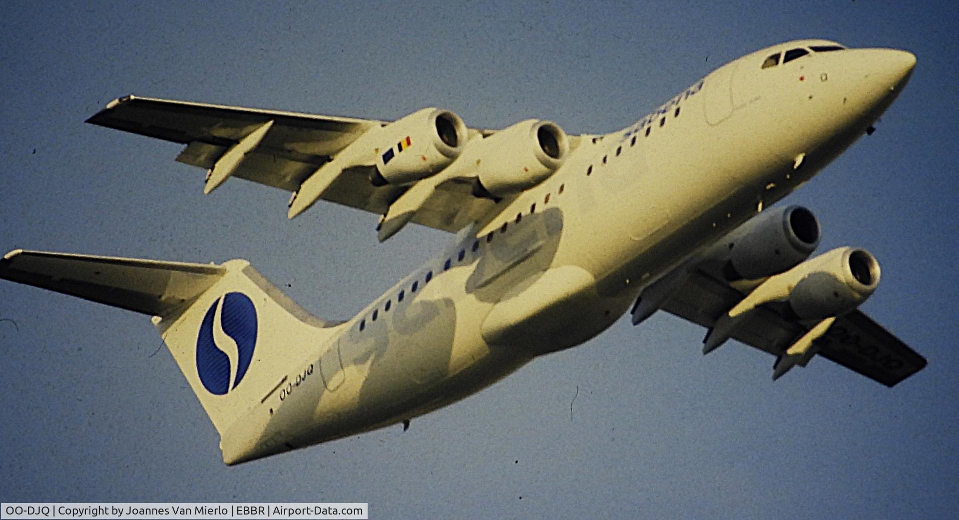 OO-DJQ, 1996 British Aerospace Avro 146-RJ85 C/N E.2289, ex-slide