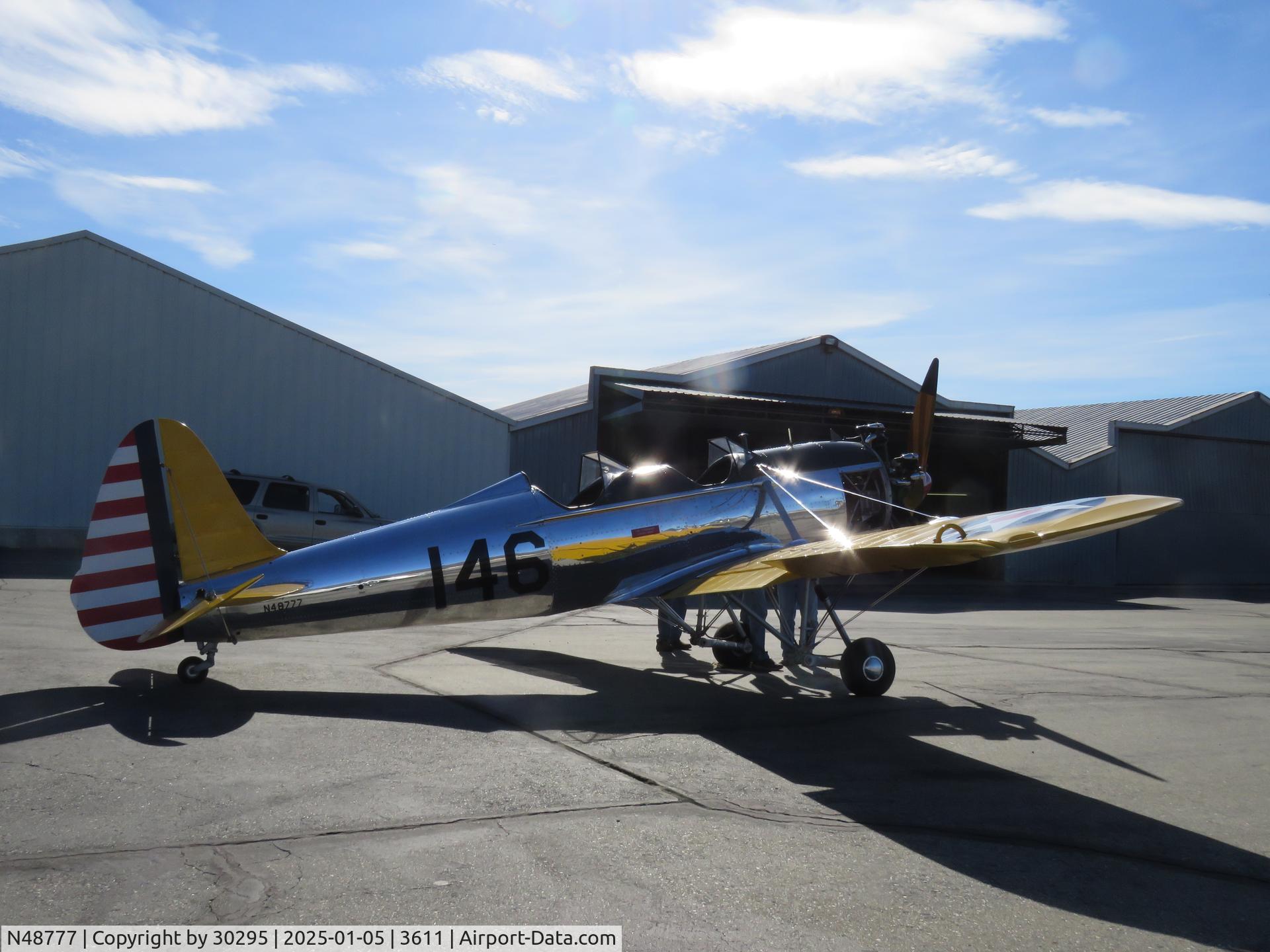 N48777, 1941 Ryan Aeronautical ST3KR C/N 1068, Being worked on