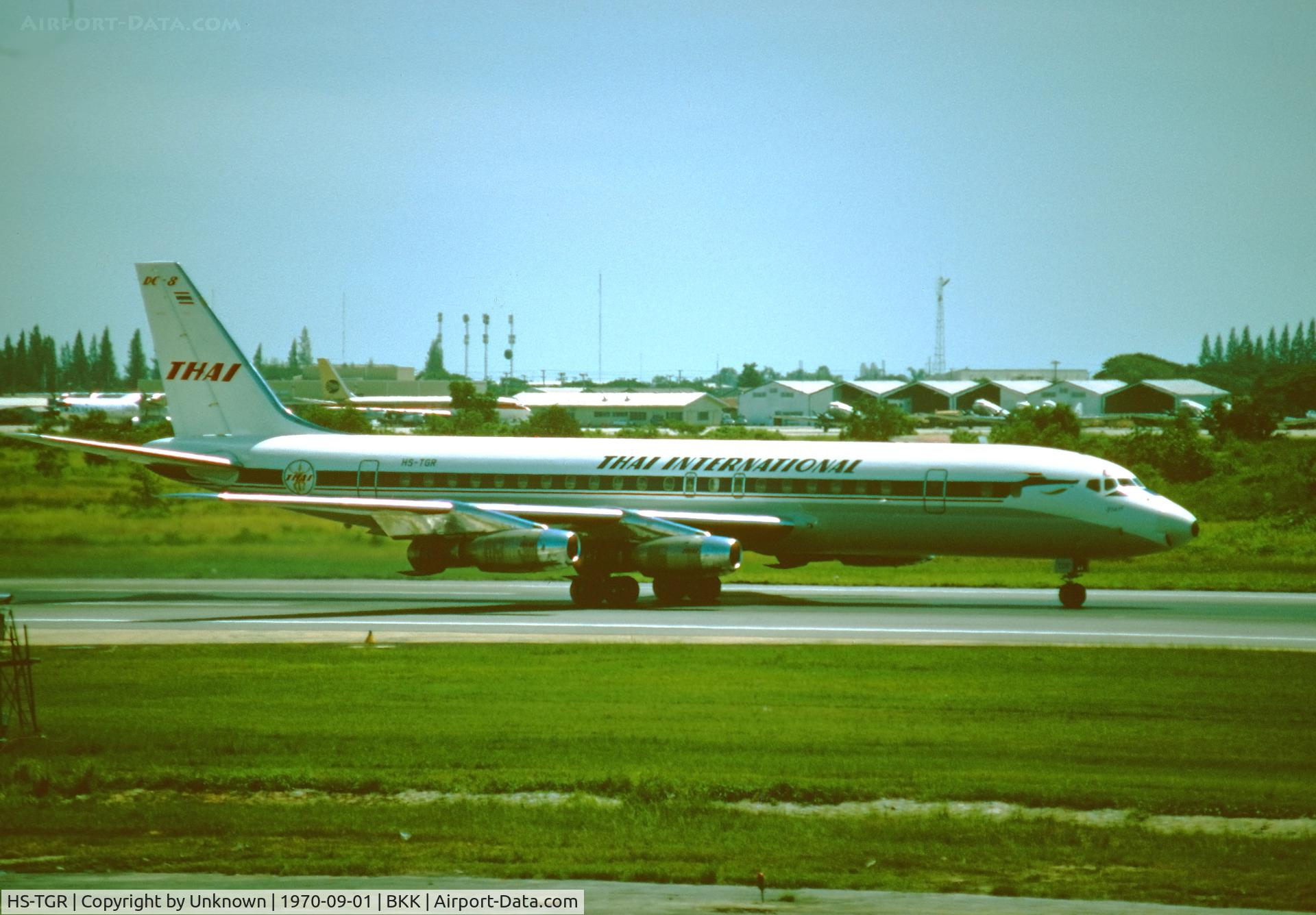HS-TGR, 1960 Douglas DC-8-33 C/N 45389, Bangkok 9.70