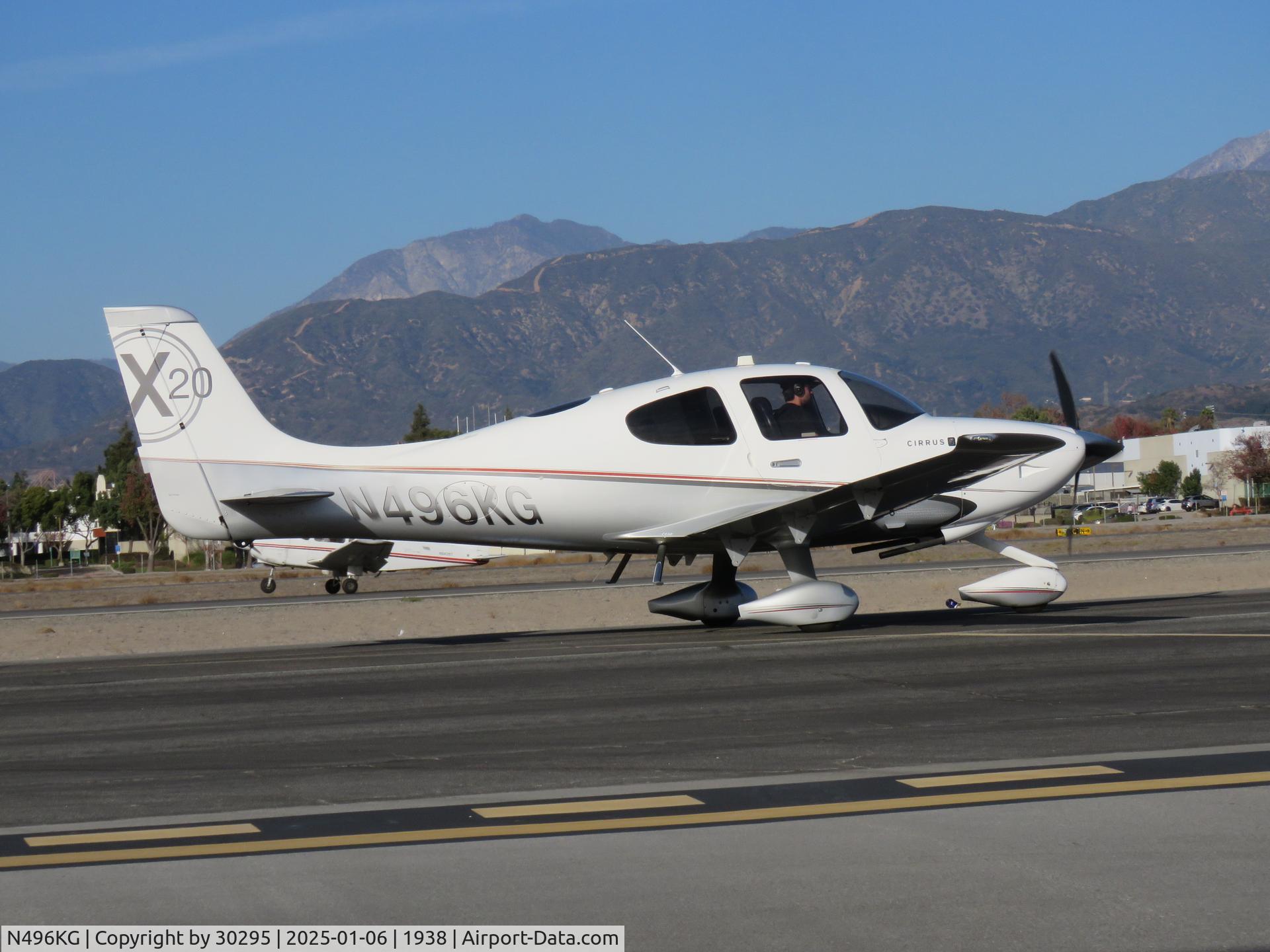 N496KG, 2010 Cirrus SR20 G3 C/N 2066, Taxiing