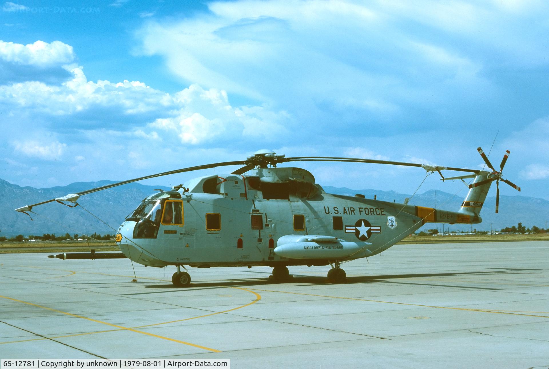 65-12781, 1965 Sikorsky HH-3E Jolly Green Giant C/N 61556, unknown  8.1979