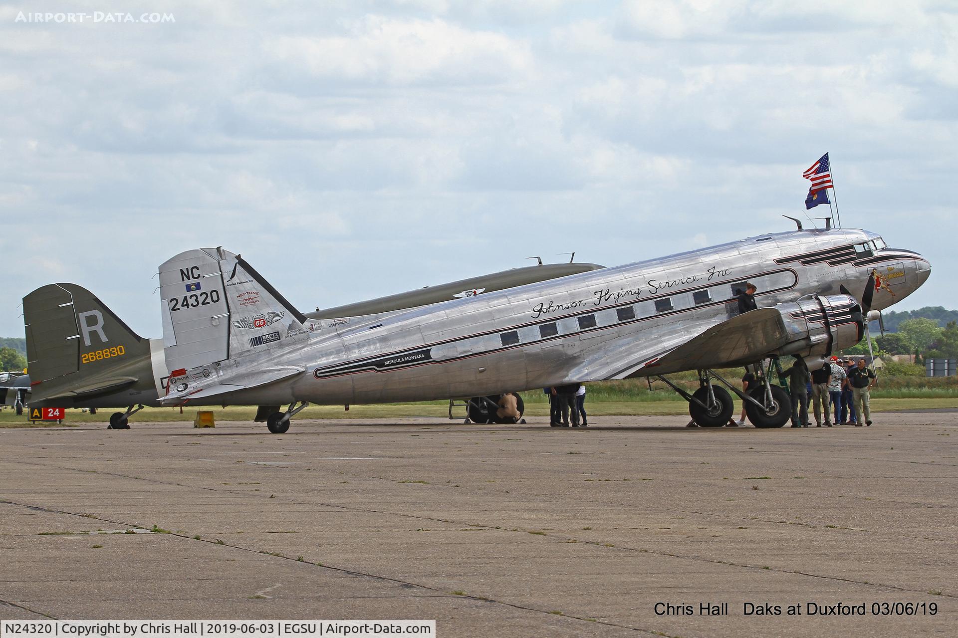 N24320, 1944 Douglas DC-3A-S1C3G C/N 20197, Daks over Normandy - 75th D-Day commemoration, Duxford