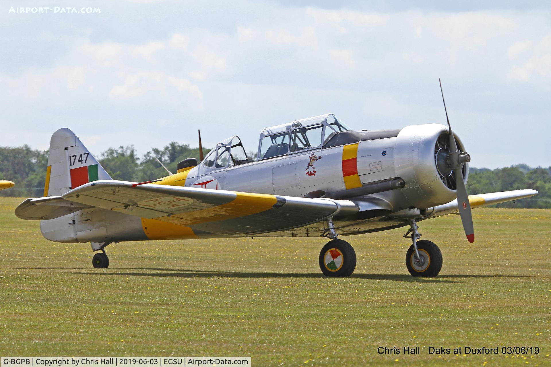 G-BGPB, 1953 Canadian Car & Foundry T-6 Harvard Mk.4 C/N CCF4-538, Duxford