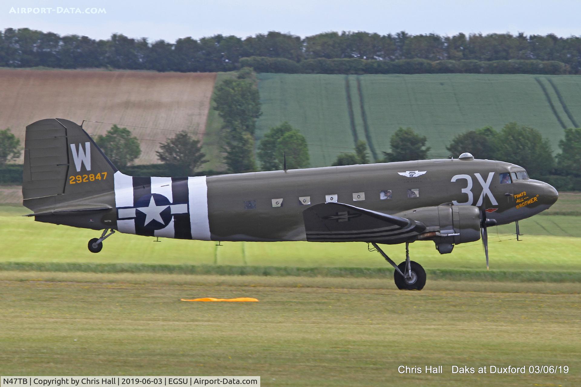 N47TB, 1944 Douglas DC3C (C-47A) C/N 12693, Daks over Normandy - 75th D-Day commemoration, Duxford