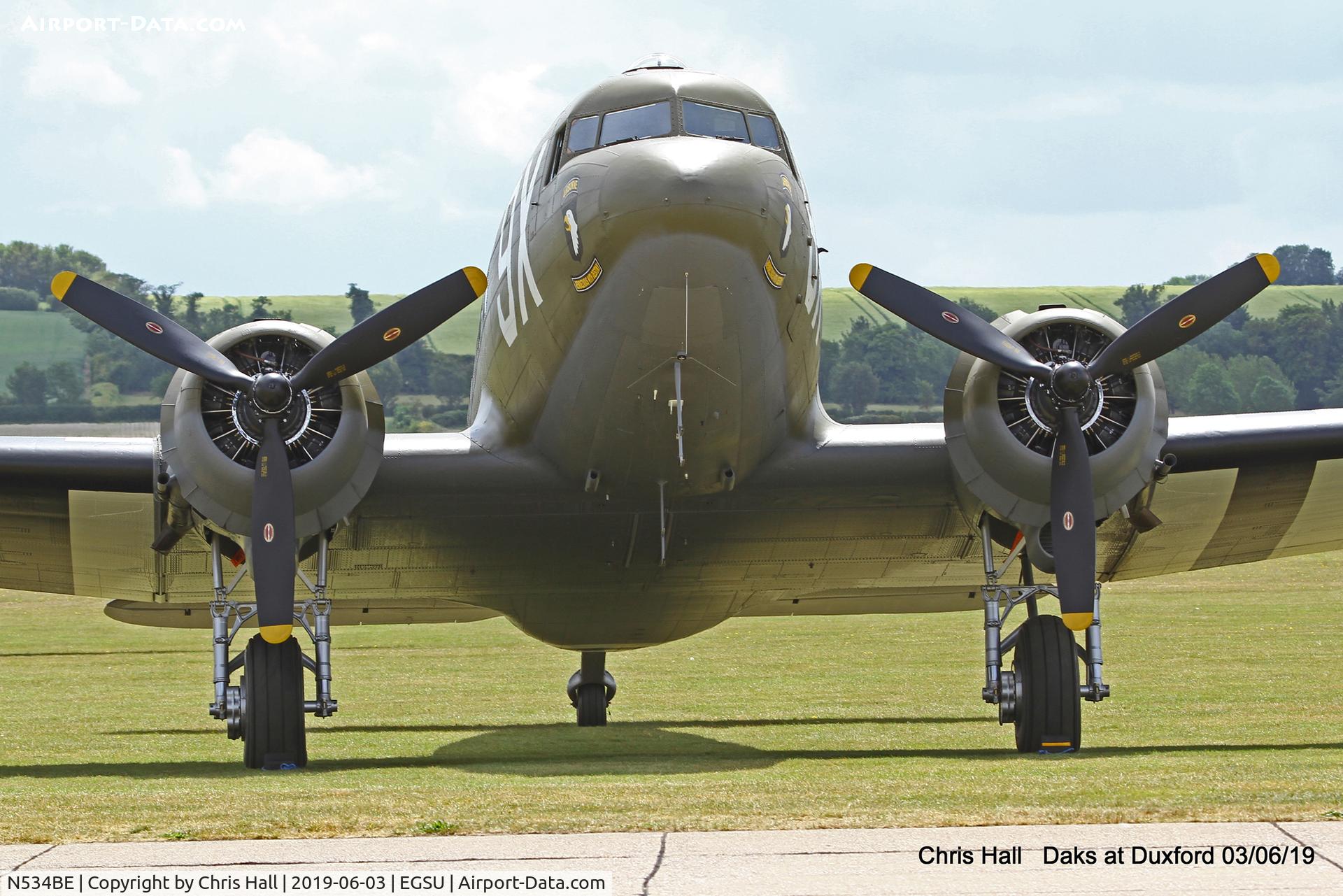 N534BE, 1944 Douglas DC-3A-S1C3G C/N 4932, Daks over Normandy - 75th D-Day commemoration, Duxford