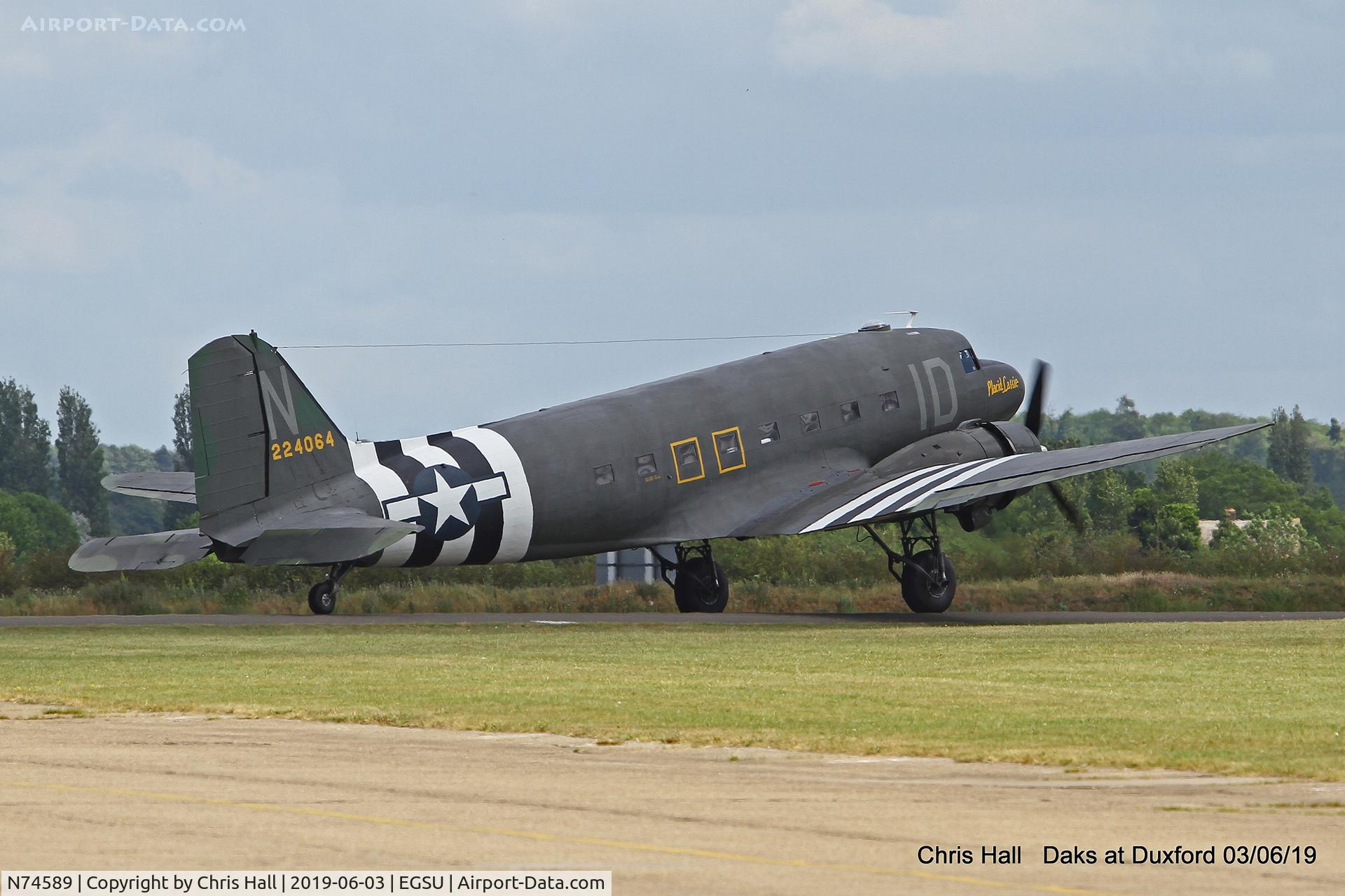 N74589, 1943 Douglas DC3C-S1C3G (C-47A) C/N 9926, Daks over Normandy - 75th D-Day commemoration, Duxford