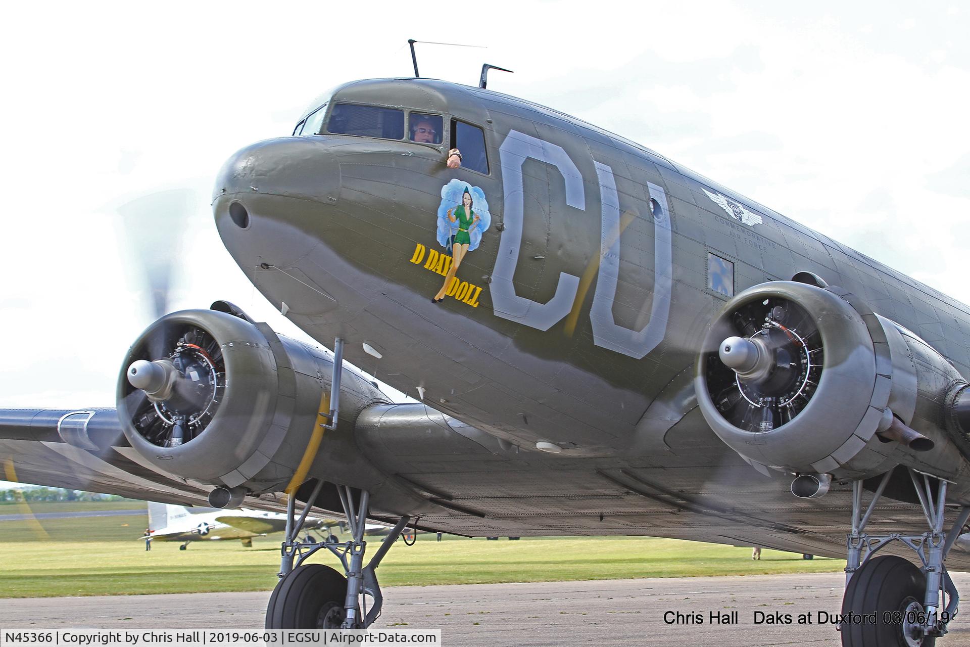 N45366, 1943 Douglas C-53D-DO Skytrooper (DC-3A) C/N 11757, Daks over Normandy - 75th D-Day commemoration, Duxford