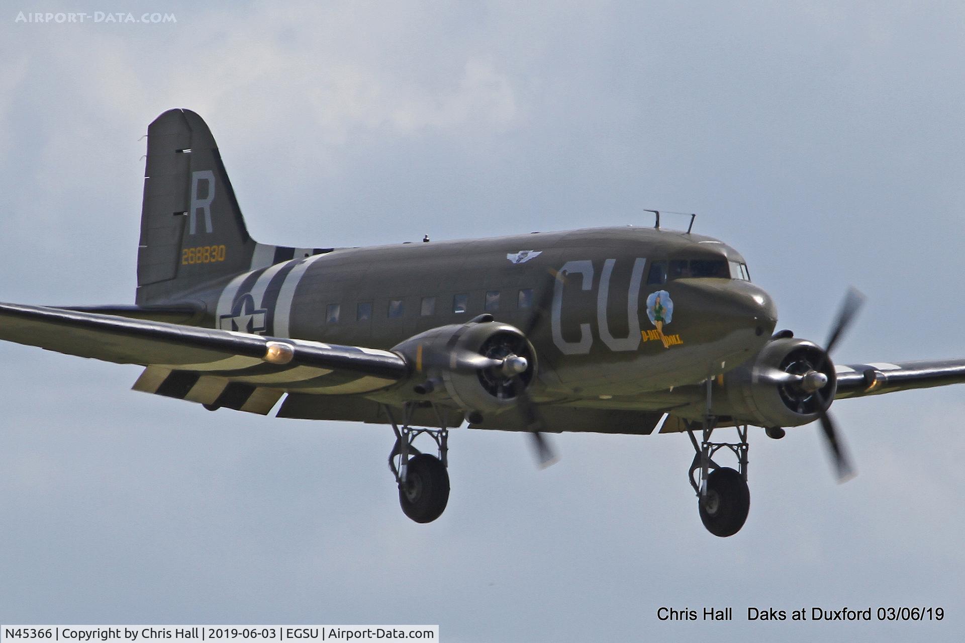 N45366, 1943 Douglas C-53D-DO Skytrooper (DC-3A) C/N 11757, Daks over Normandy - 75th D-Day commemoration, Duxford