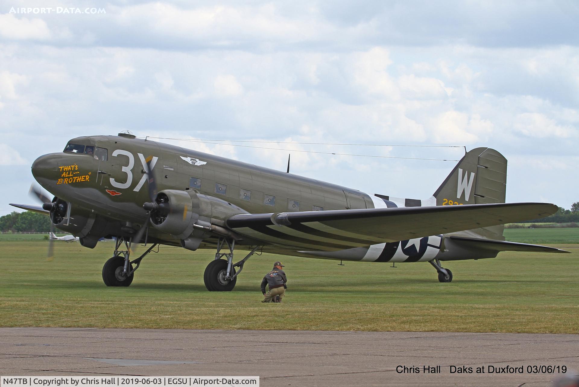 N47TB, 1944 Douglas DC3C (C-47A) C/N 12693, Daks over Normandy - 75th D-Day commemoration, Duxford