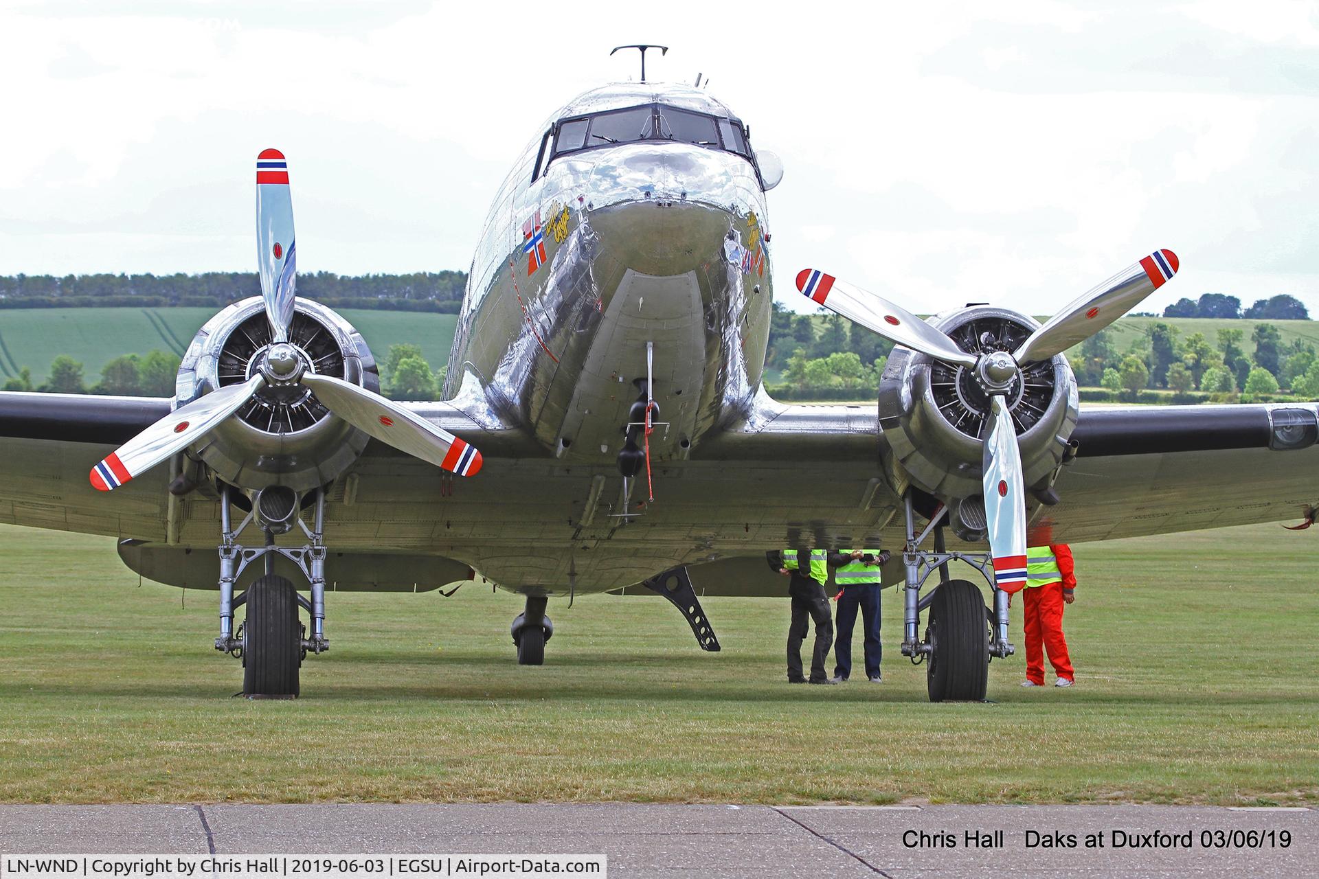 LN-WND, 1943 Douglas C-53D-DO Skytrooper (DC-3A) C/N 11750, Daks over Normandy - 75th D-Day commemoration, Duxford