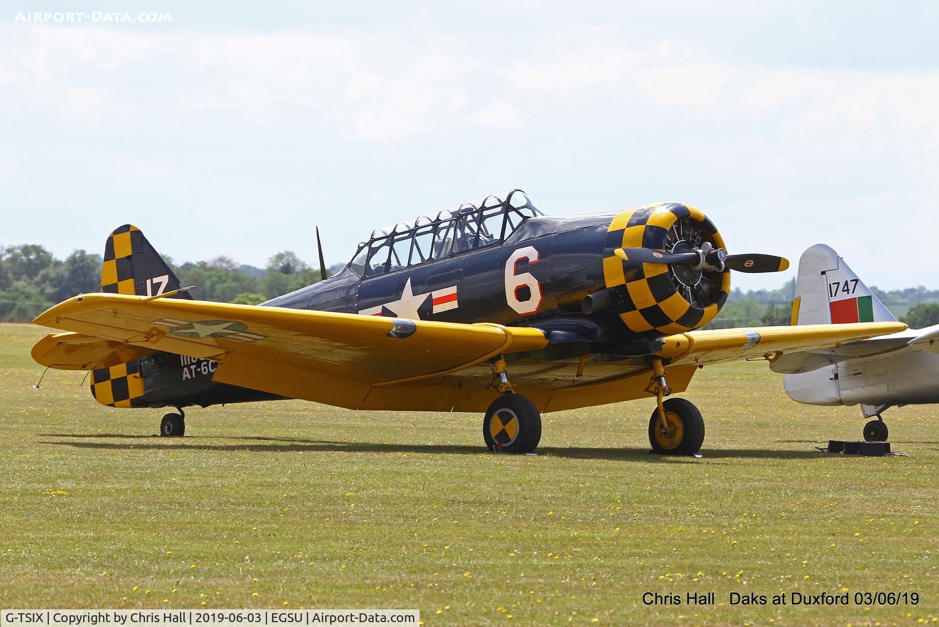 G-TSIX, 1948 North American AT-6C Harvard IIA C/N 88-9725, Duxford