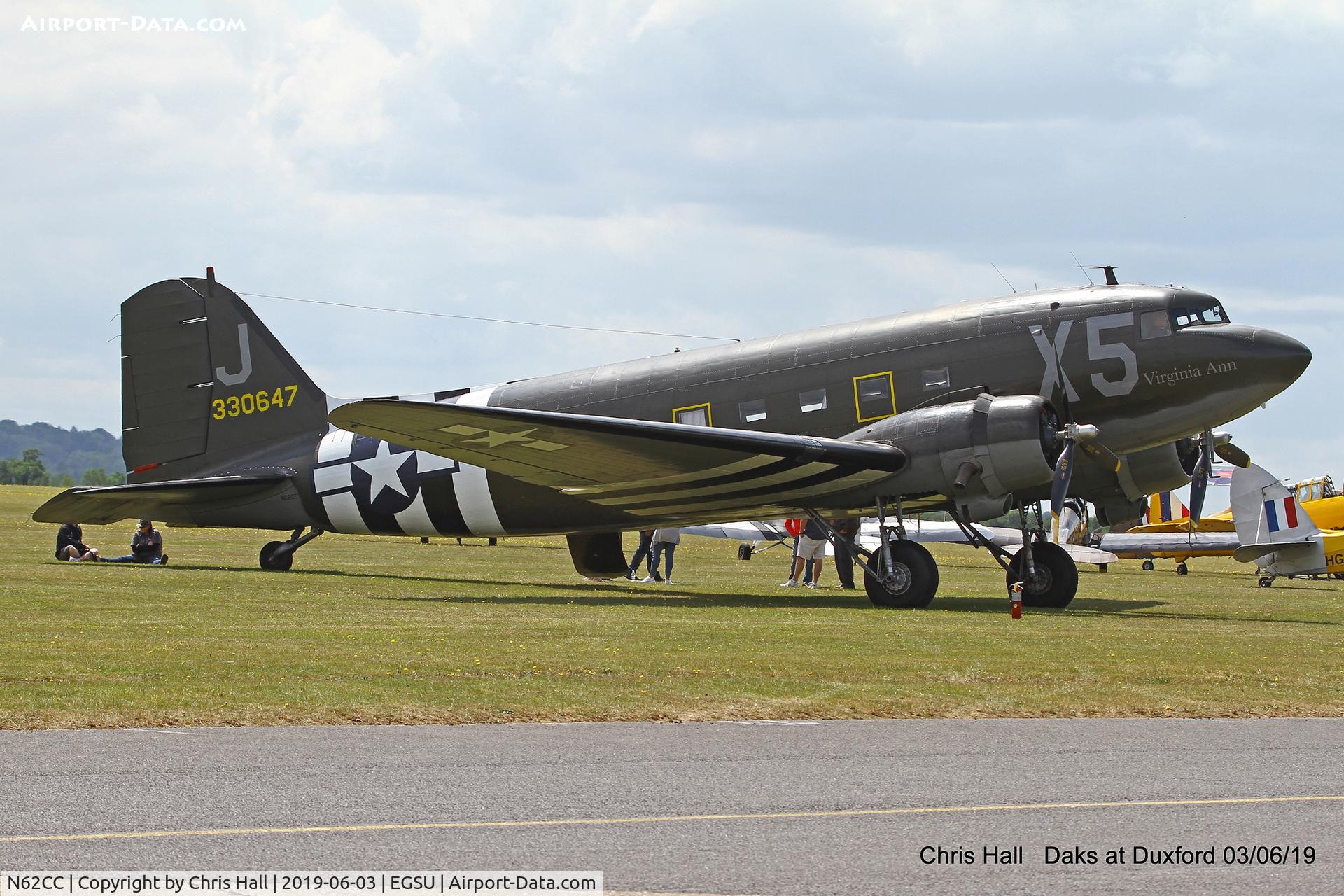 N62CC, 1943 Douglas DC-3C (C-47A-DL) C/N 13798, Daks over Normandy - 75th D-Day commemoration, Duxford