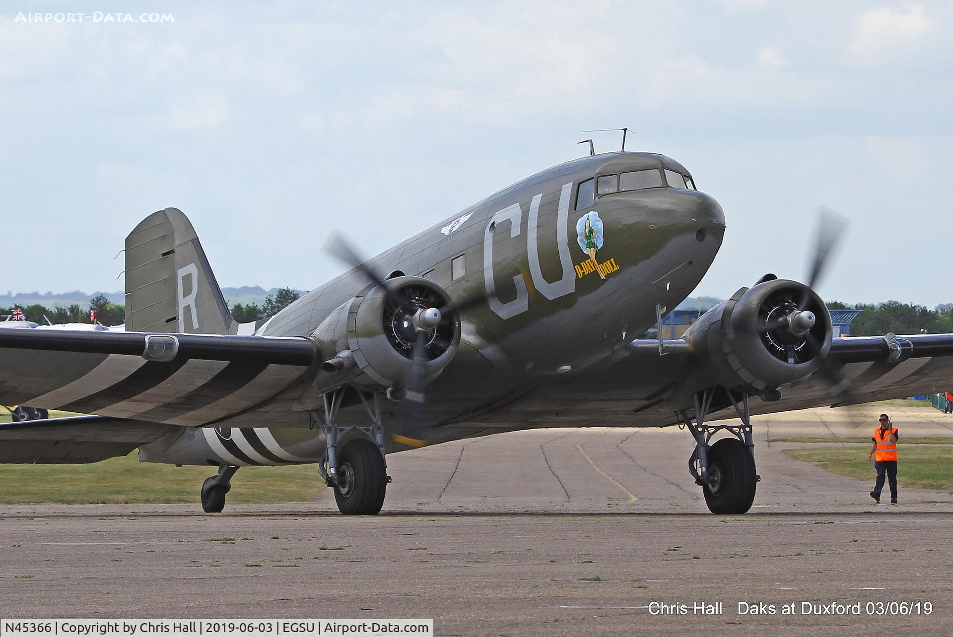 N45366, 1943 Douglas C-53D-DO Skytrooper (DC-3A) C/N 11757, Daks over Normandy - 75th D-Day commemoration, Duxford