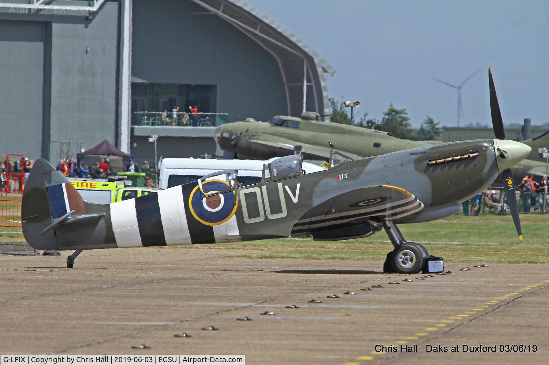 G-LFIX, 1944 Supermarine 509 Spitfire LF.IX (T.IX) C/N CBAF.8463, Daks over Normandy - 75th D-Day commemoration, Duxford