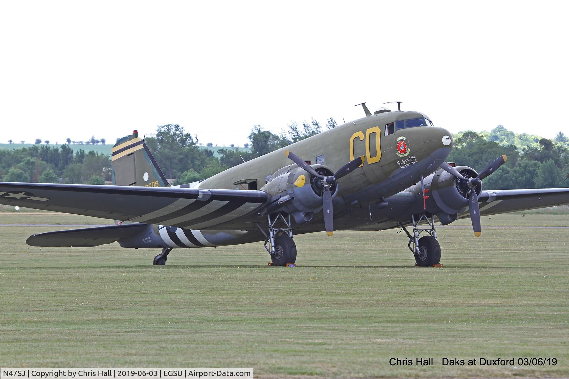 N47SJ, 1943 Douglas DC3C-R (C-47B-5-DK) C/N 14423, Daks over Normandy - 75th D-Day commemoration, Duxford