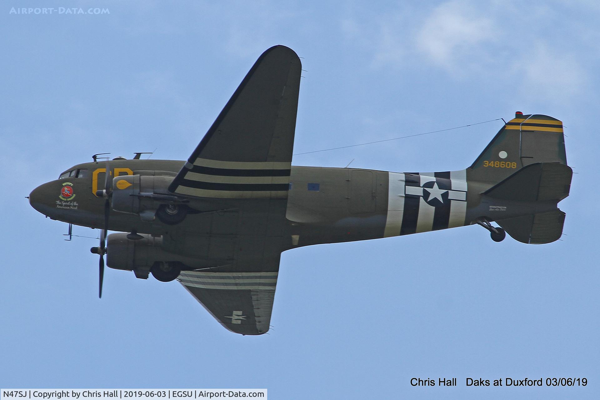 N47SJ, 1943 Douglas DC3C-R (C-47B-5-DK) C/N 14423, Daks over Normandy - 75th D-Day commemoration, Duxford