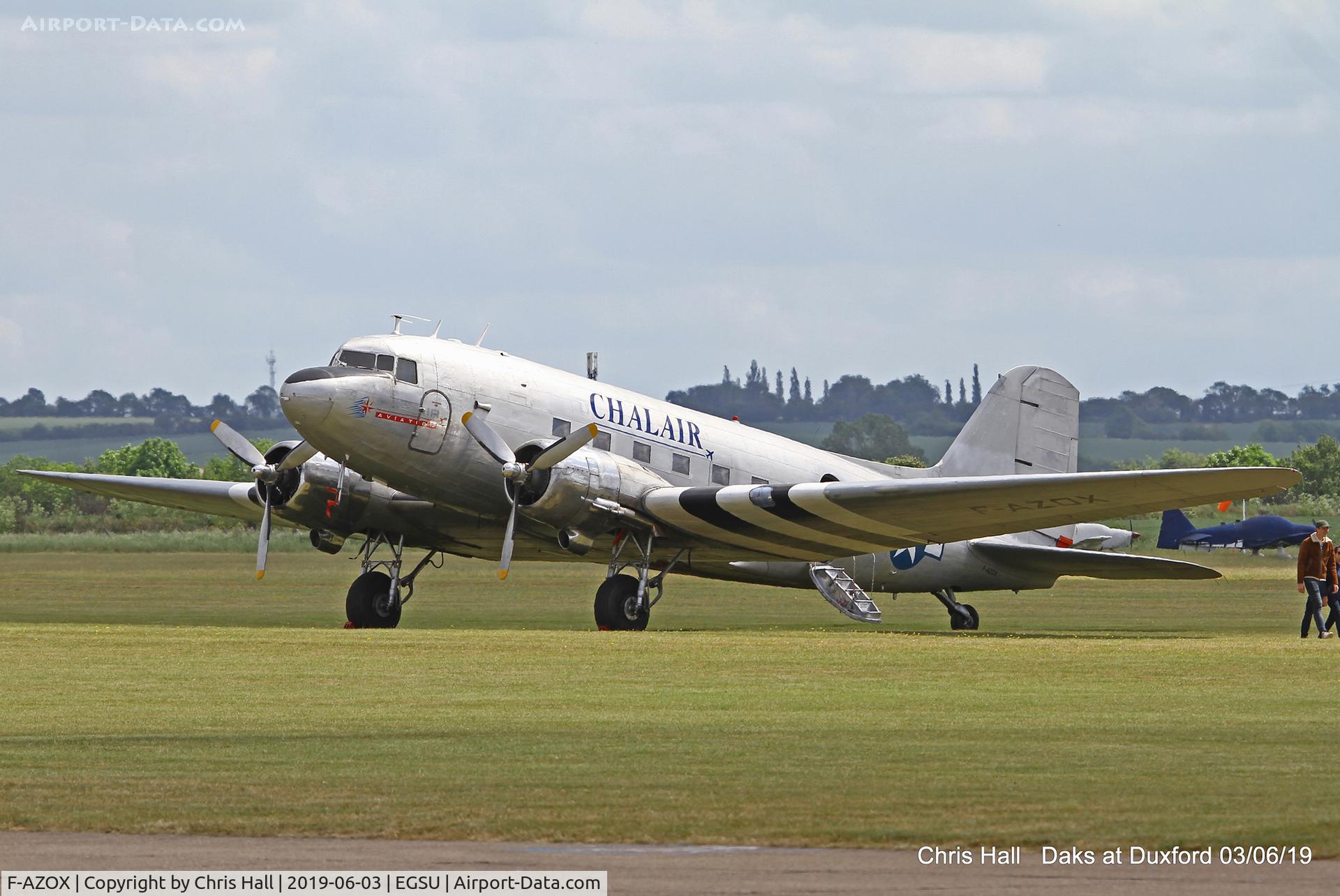 F-AZOX, 1945 Douglas DC-3C-S1C3G (C-47B-35-DK) C/N 16604, Daks over Normandy - 75th D-Day commemoration, Duxford