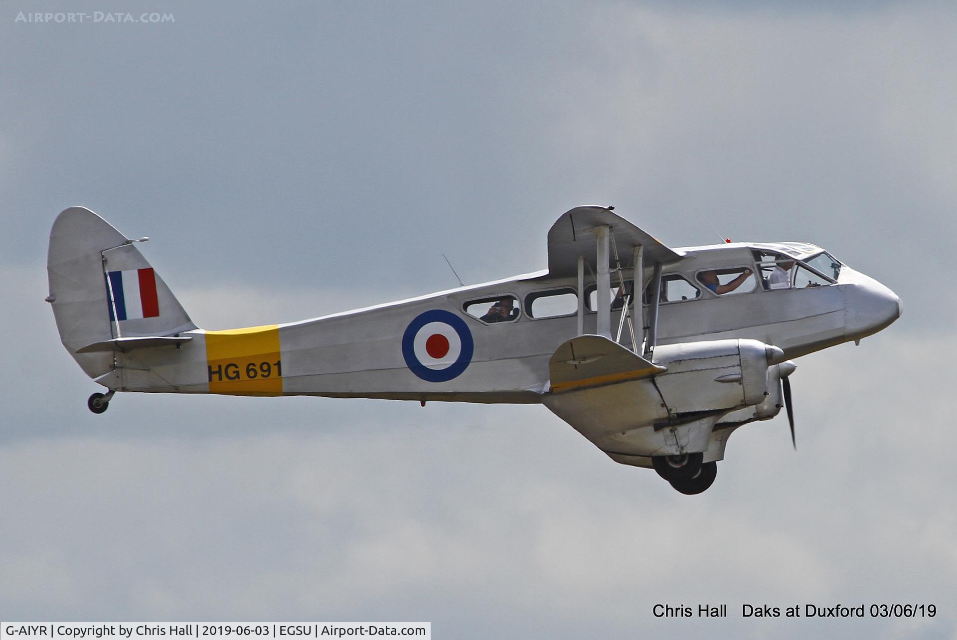 G-AIYR, 1943 De Havilland DH-89A Dominie/Dragon Rapide C/N 6676, Duxford
