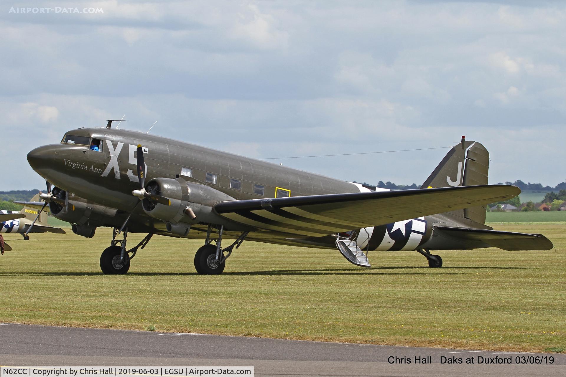 N62CC, 1943 Douglas DC-3C (C-47A-DL) C/N 13798, Daks over Normandy - 75th D-Day commemoration, Duxford