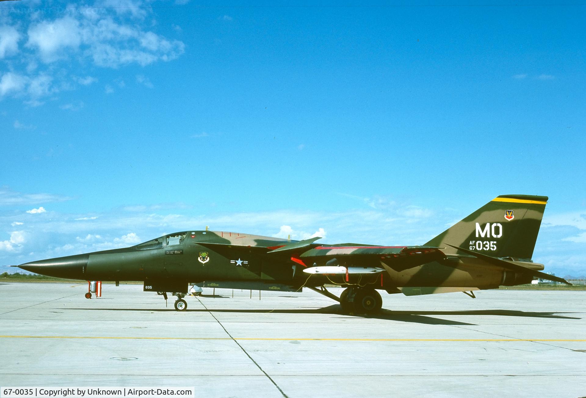 67-0035, 1967 General Dynamics EF-111A Raven C/N EF-39, unknown 6.1979
