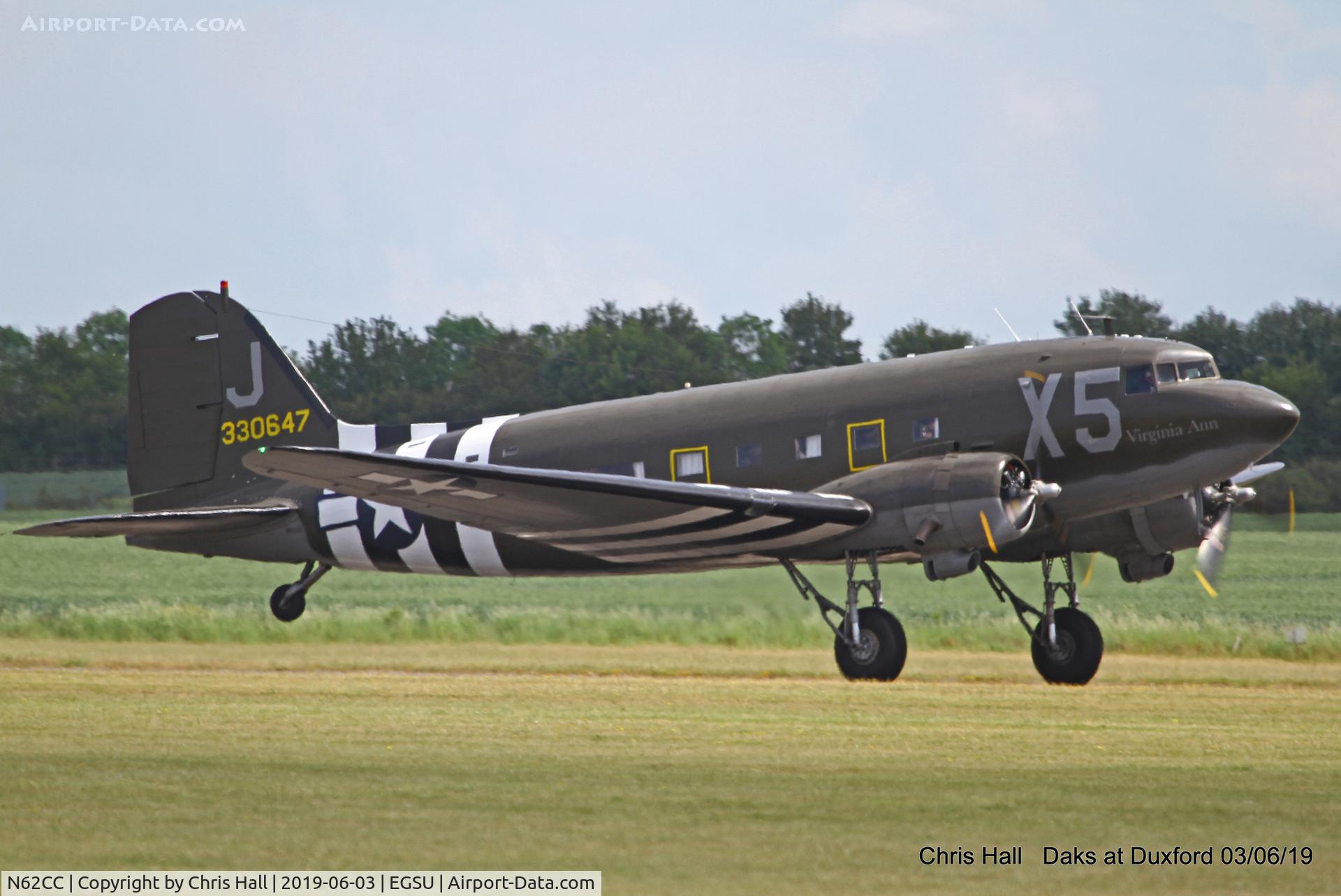 N62CC, 1943 Douglas DC-3C (C-47A-DL) C/N 13798, Daks over Normandy - 75th D-Day commemoration, Duxford