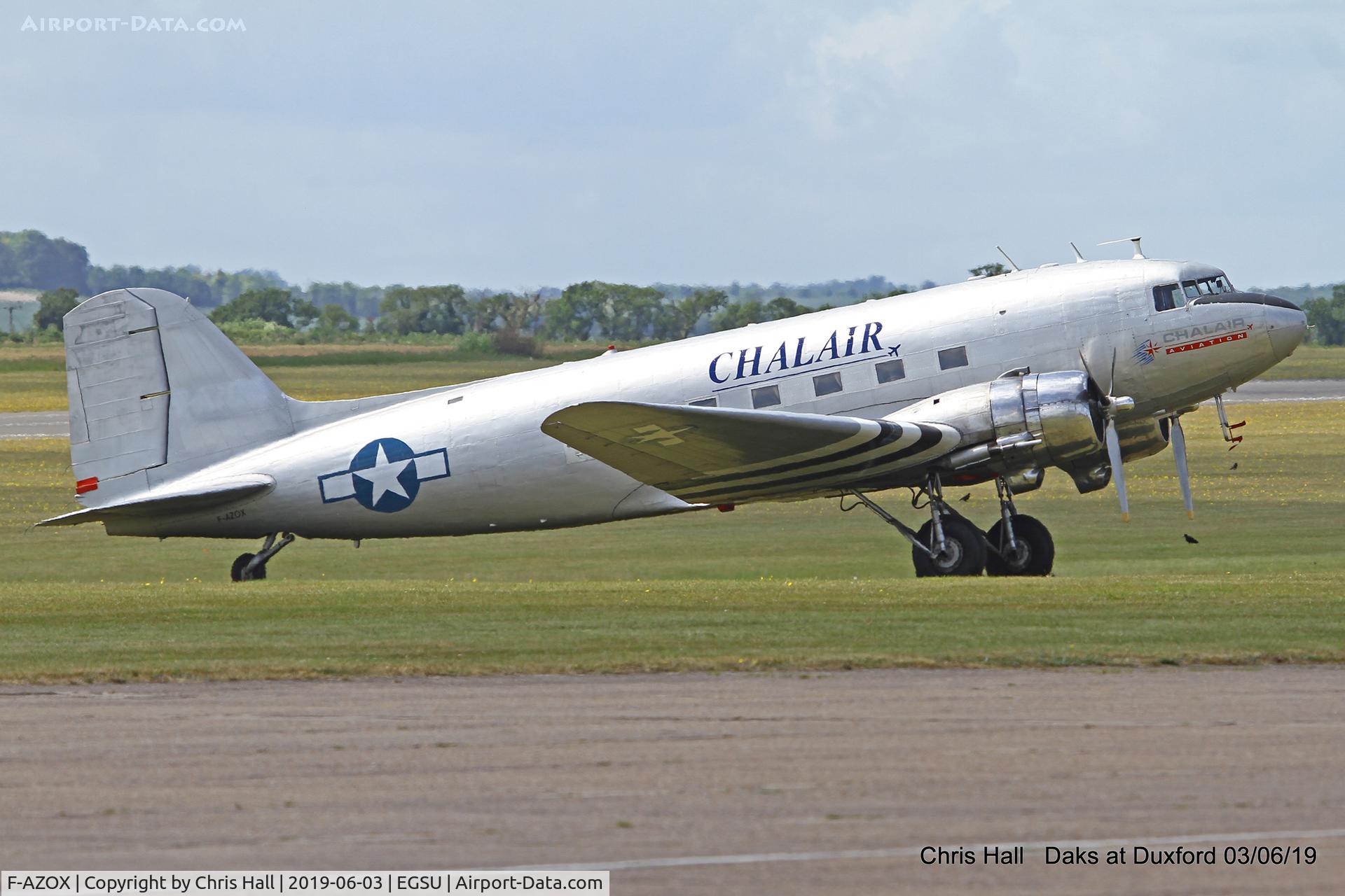 F-AZOX, 1945 Douglas DC-3C-S1C3G (C-47B-35-DK) C/N 16604, Daks over Normandy - 75th D-Day commemoration, Duxford