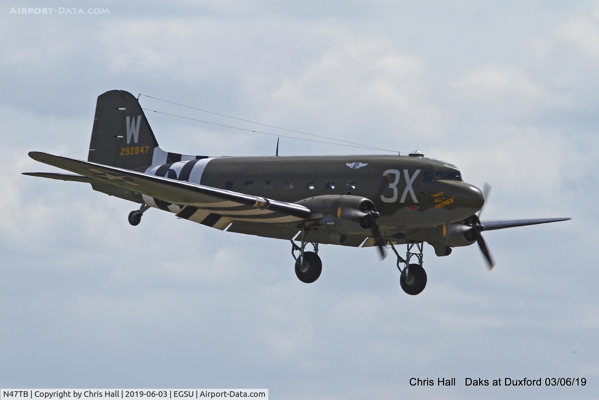 N47TB, 1944 Douglas DC3C (C-47A) C/N 12693, Daks over Normandy - 75th D-Day commemoration, Duxford