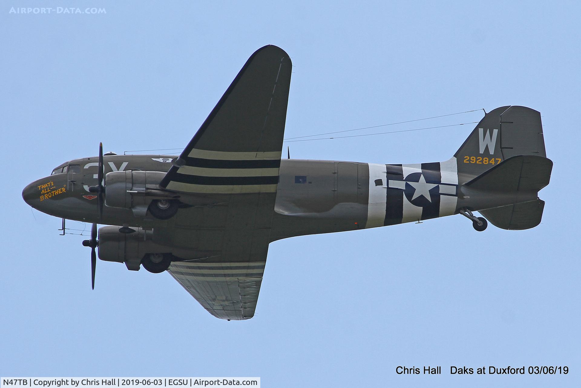 N47TB, 1944 Douglas DC3C (C-47A) C/N 12693, Daks over Normandy - 75th D-Day commemoration, Duxford