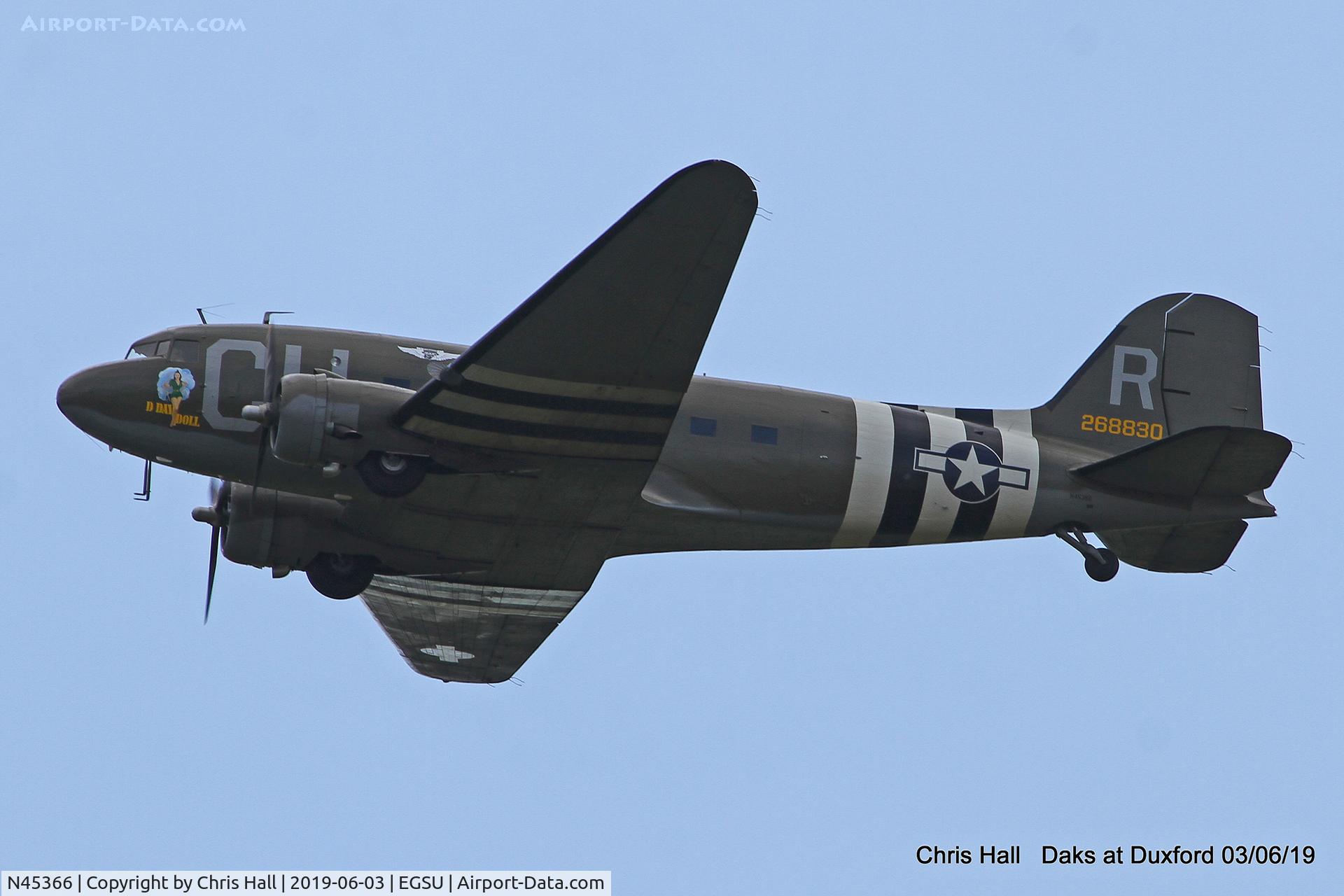 N45366, 1943 Douglas C-53D-DO Skytrooper (DC-3A) C/N 11757, Daks over Normandy - 75th D-Day commemoration, Duxford