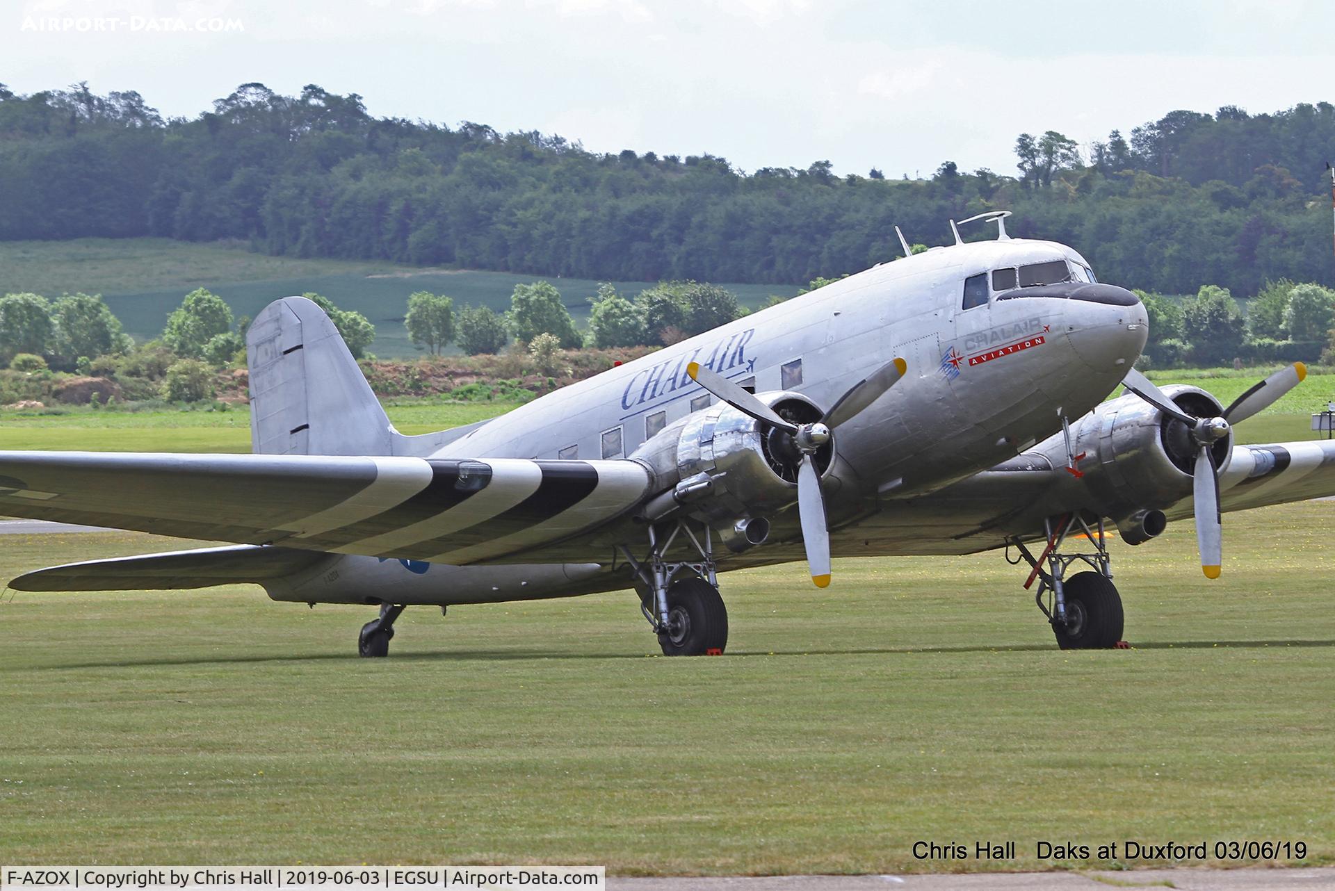 F-AZOX, 1945 Douglas DC-3C-S1C3G (C-47B-35-DK) C/N 16604, Daks over Normandy - 75th D-Day commemoration, Duxford