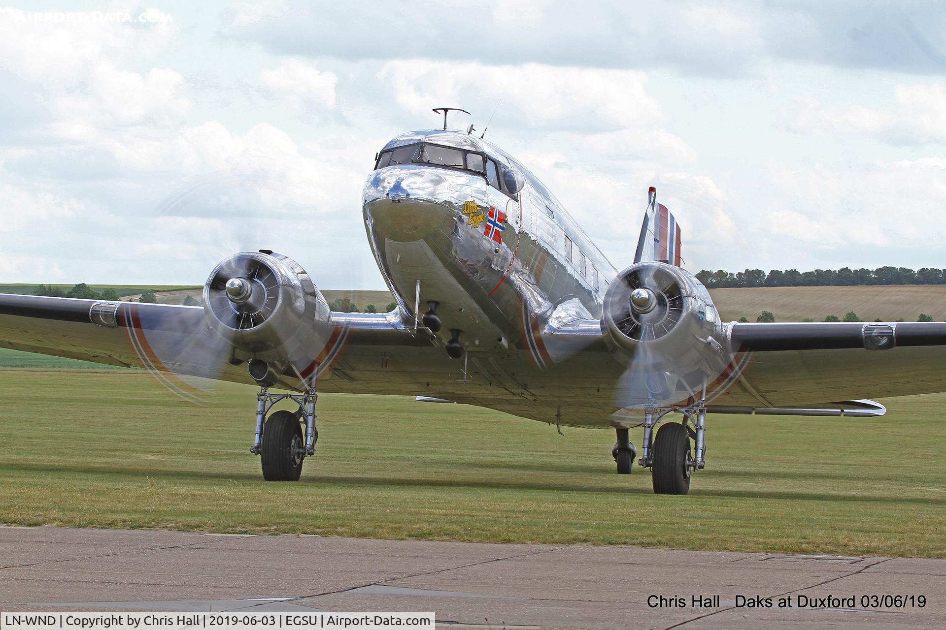 LN-WND, 1943 Douglas C-53D-DO Skytrooper (DC-3A) C/N 11750, Daks over Normandy - 75th D-Day commemoration, Duxford