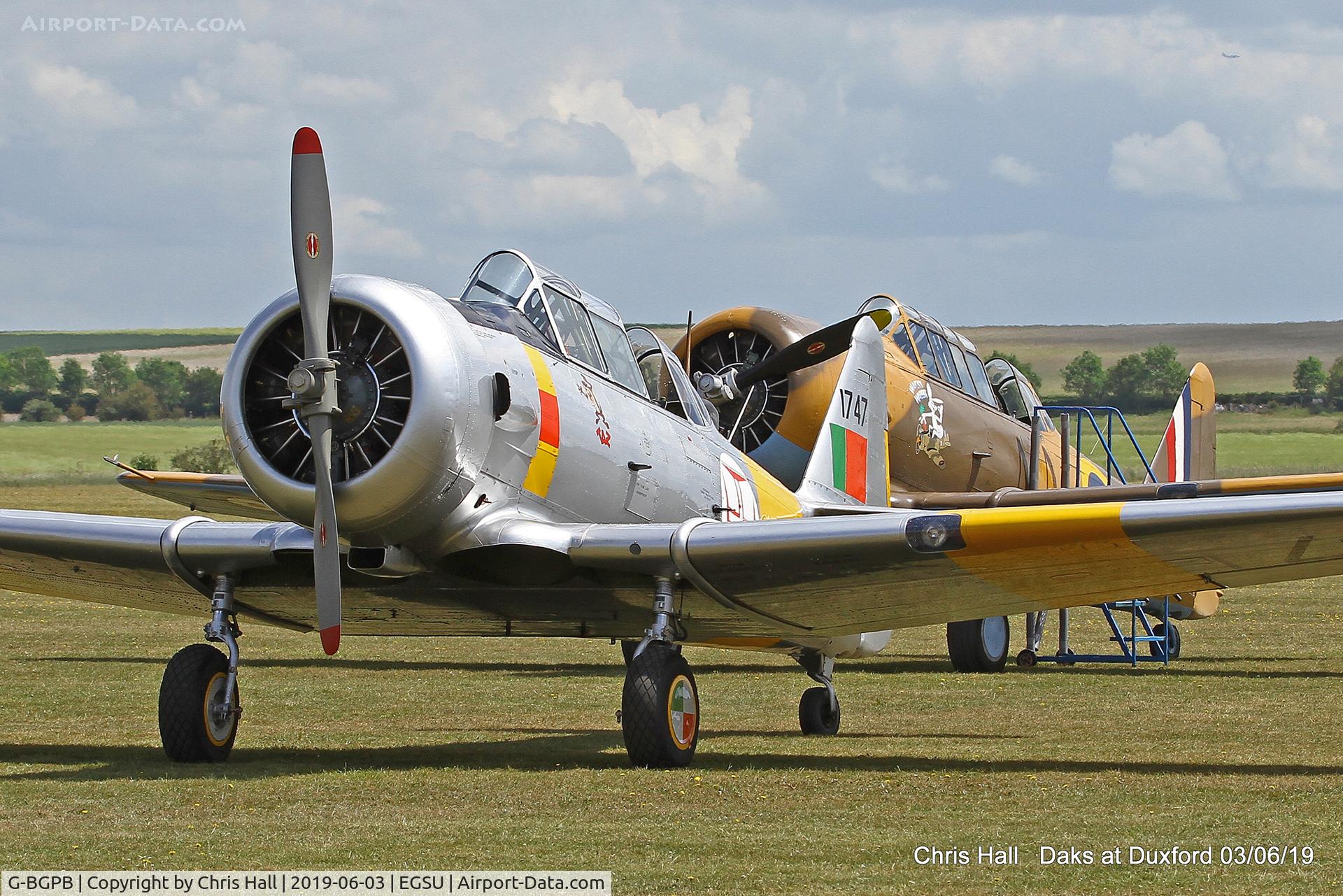 G-BGPB, 1953 Canadian Car & Foundry T-6 Harvard Mk.4 C/N CCF4-538, Duxford