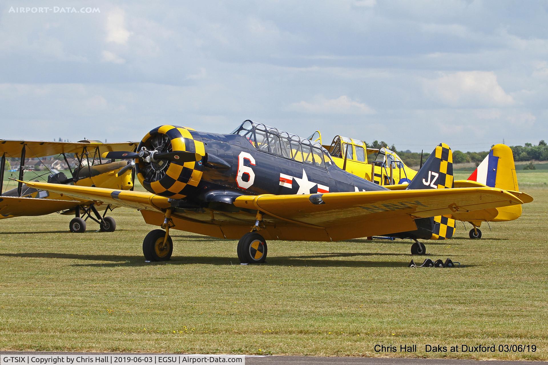 G-TSIX, 1948 North American AT-6C Harvard IIA C/N 88-9725, Duxford
