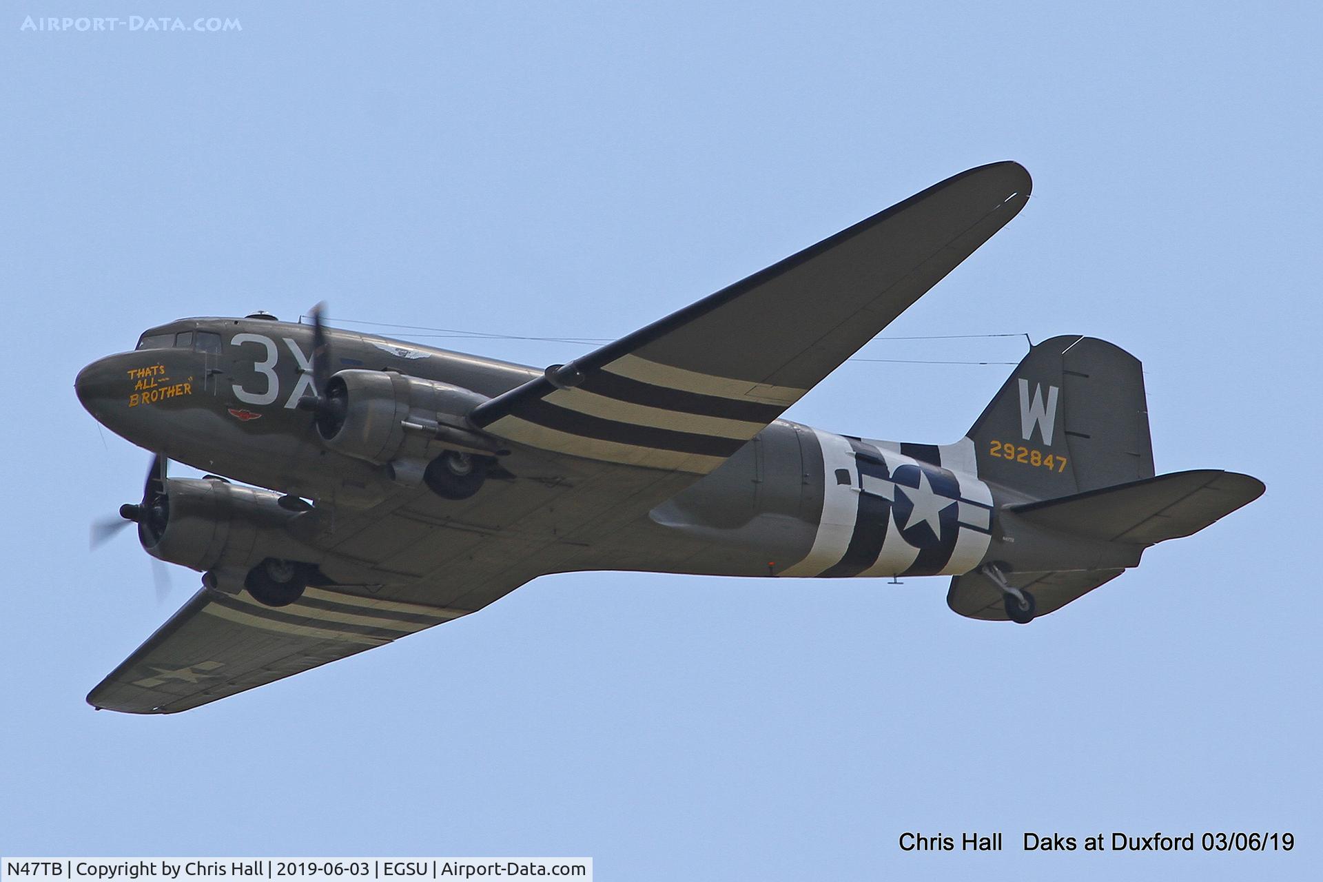 N47TB, 1944 Douglas DC3C (C-47A) C/N 12693, Daks over Normandy - 75th D-Day commemoration, Duxford